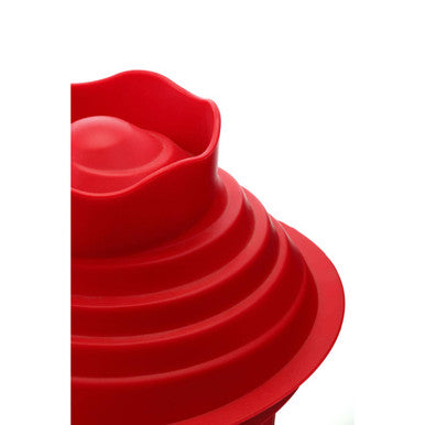 Hallie Red Giant Cupcake Silicone Mould Set