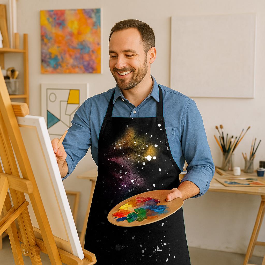 Cotton Kitchen Bib Apron - One Size