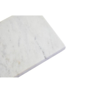 Salerno White Marble Rectangular Chopping or Serving Board