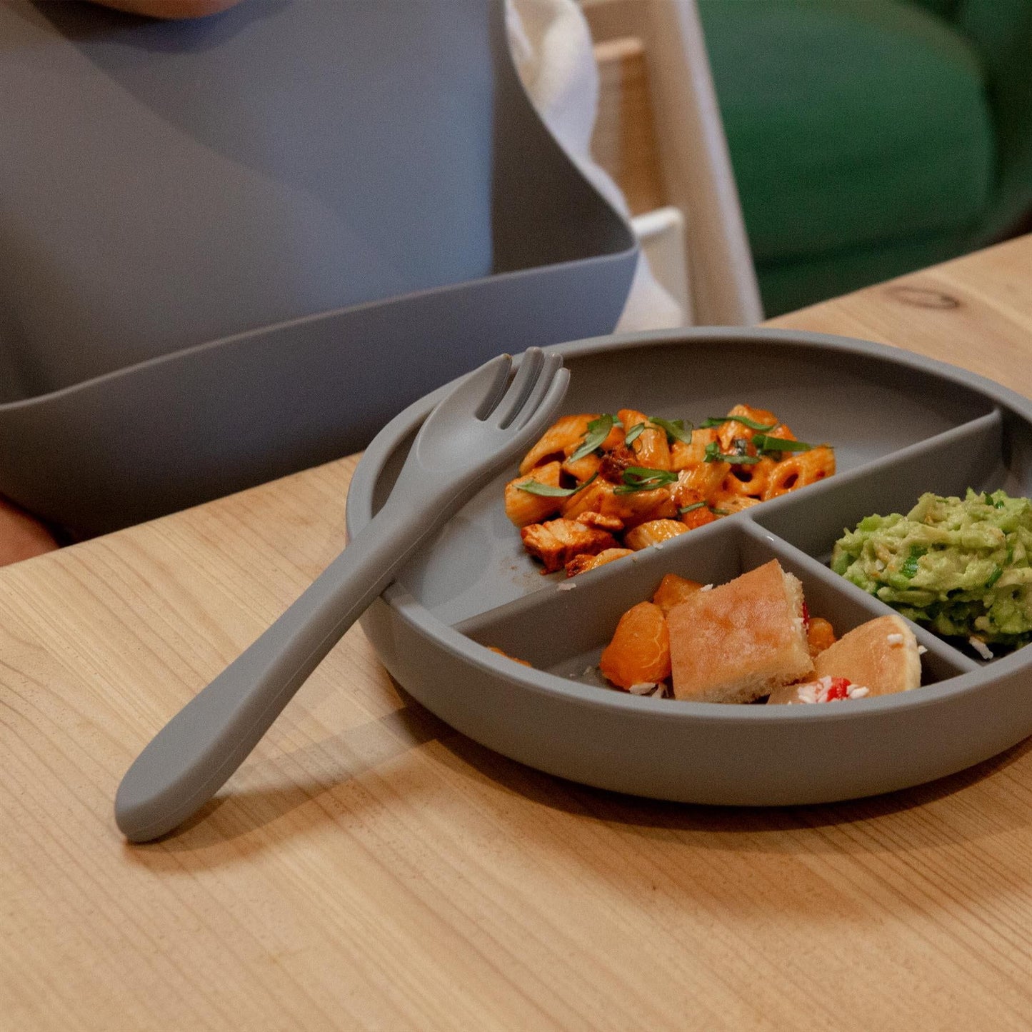 Silicone Divided Baby Suction Plate