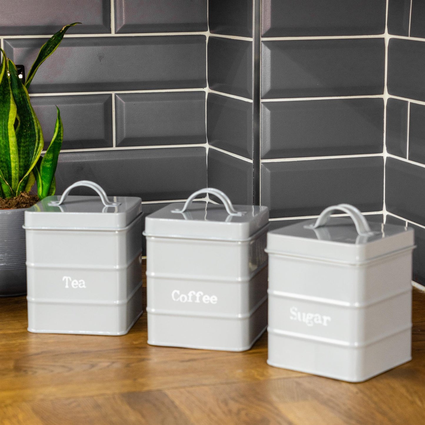 Vintage Metal Sugar Canister