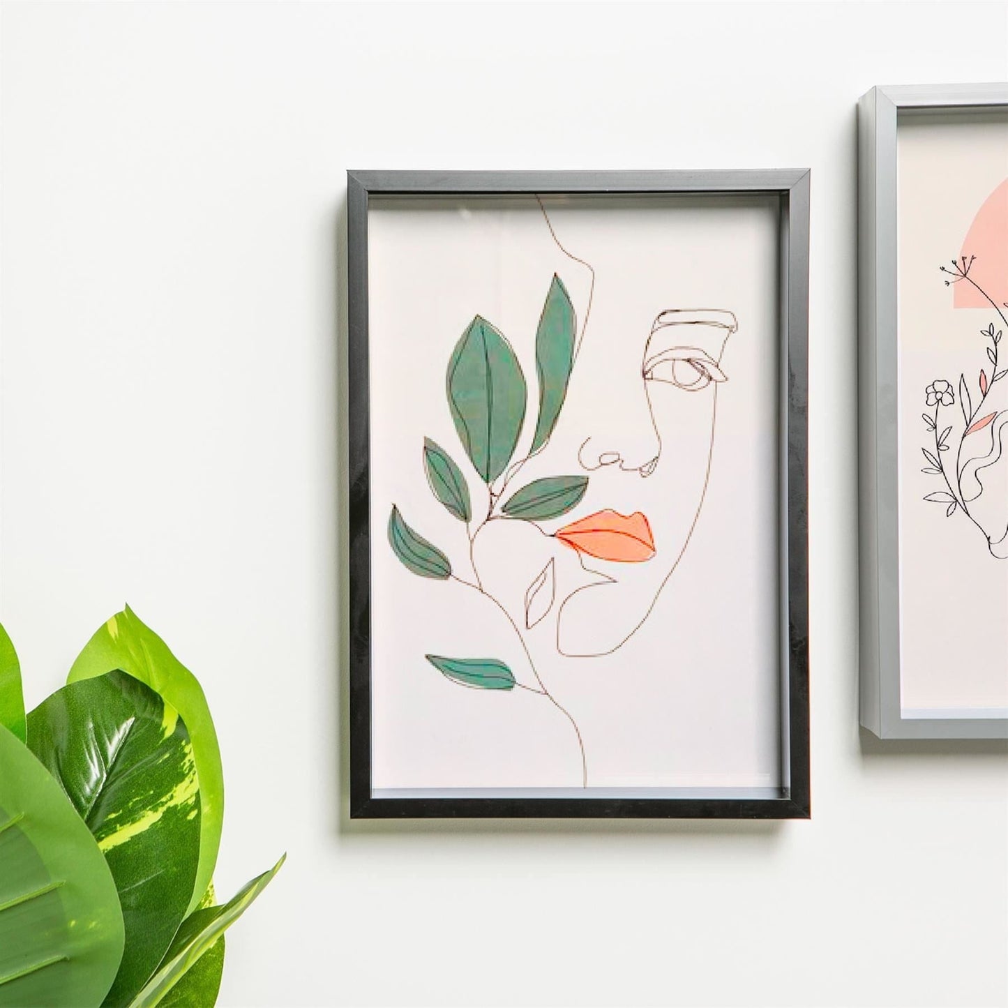 Black A4 (8" x 12") 3D Deep Box Frame with A5 Mount