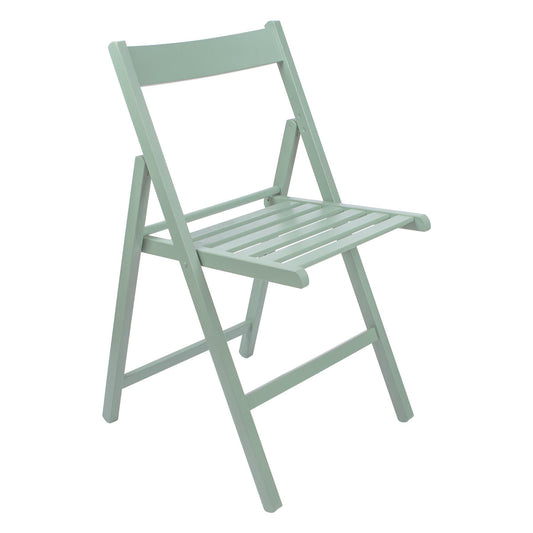 Sage Green Beech Wood Folding Chair