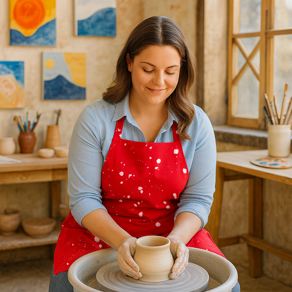 Cotton Kitchen Bib Apron - One Size