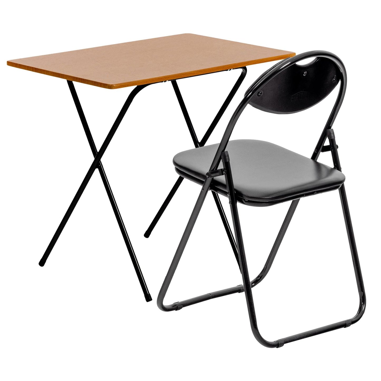 Folding Wooden Desk & Chair Set