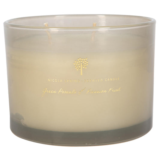 350g Double Wick Green Pomelo & Passion Fruit Soy Wax Scented Candle
