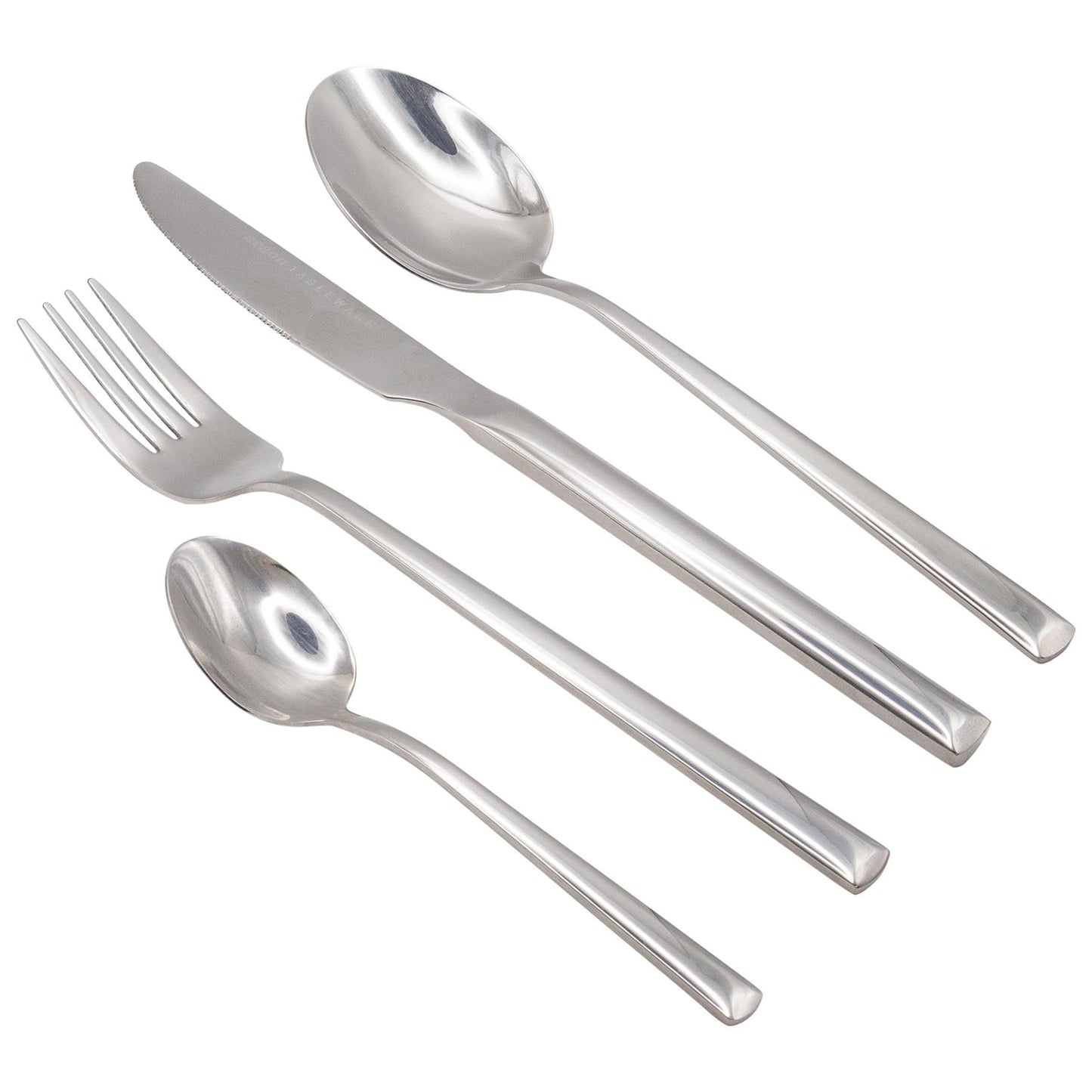 24pc Stainless Steel Cutlery Set - Pack of 6