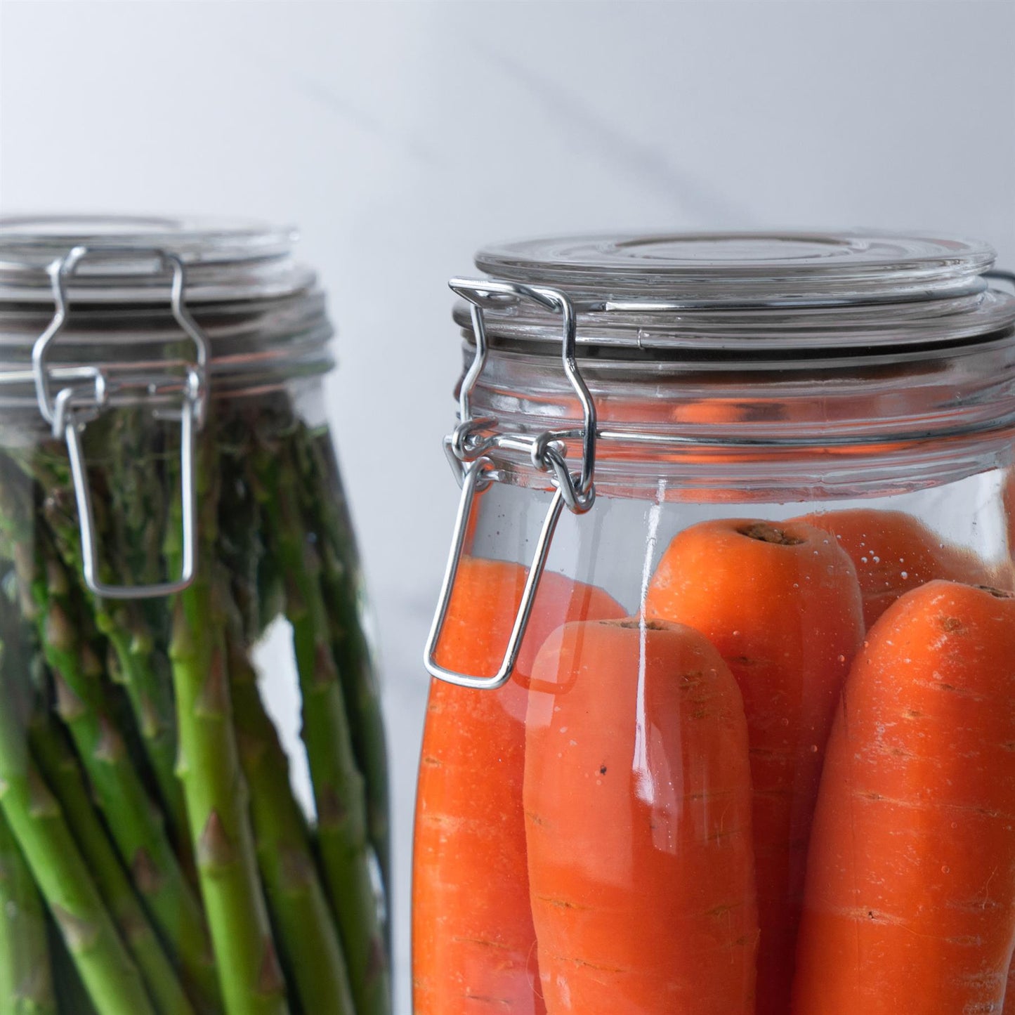 Small Glass Storage Jar Seals - Pack of Six