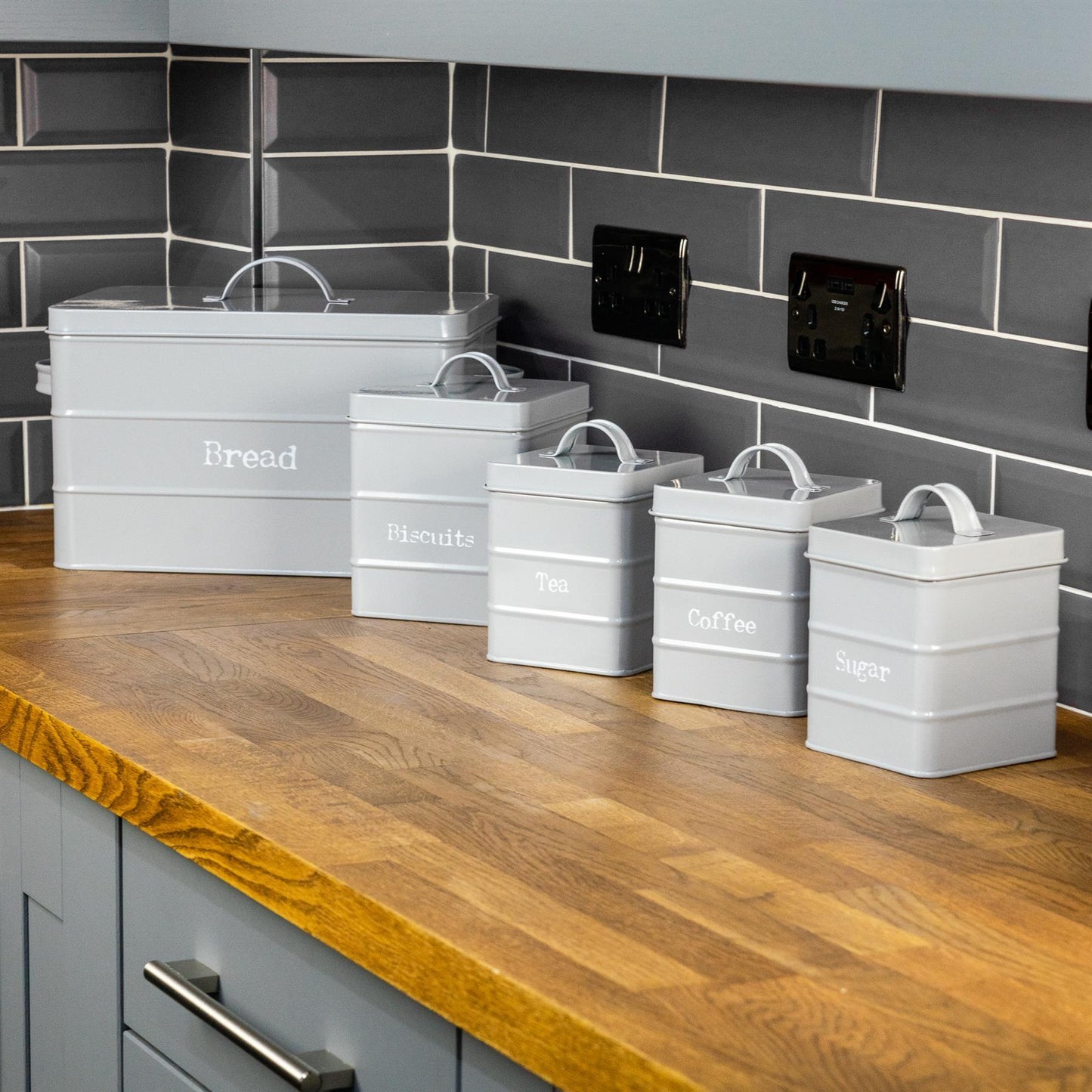 Vintage Metal Coffee Canister