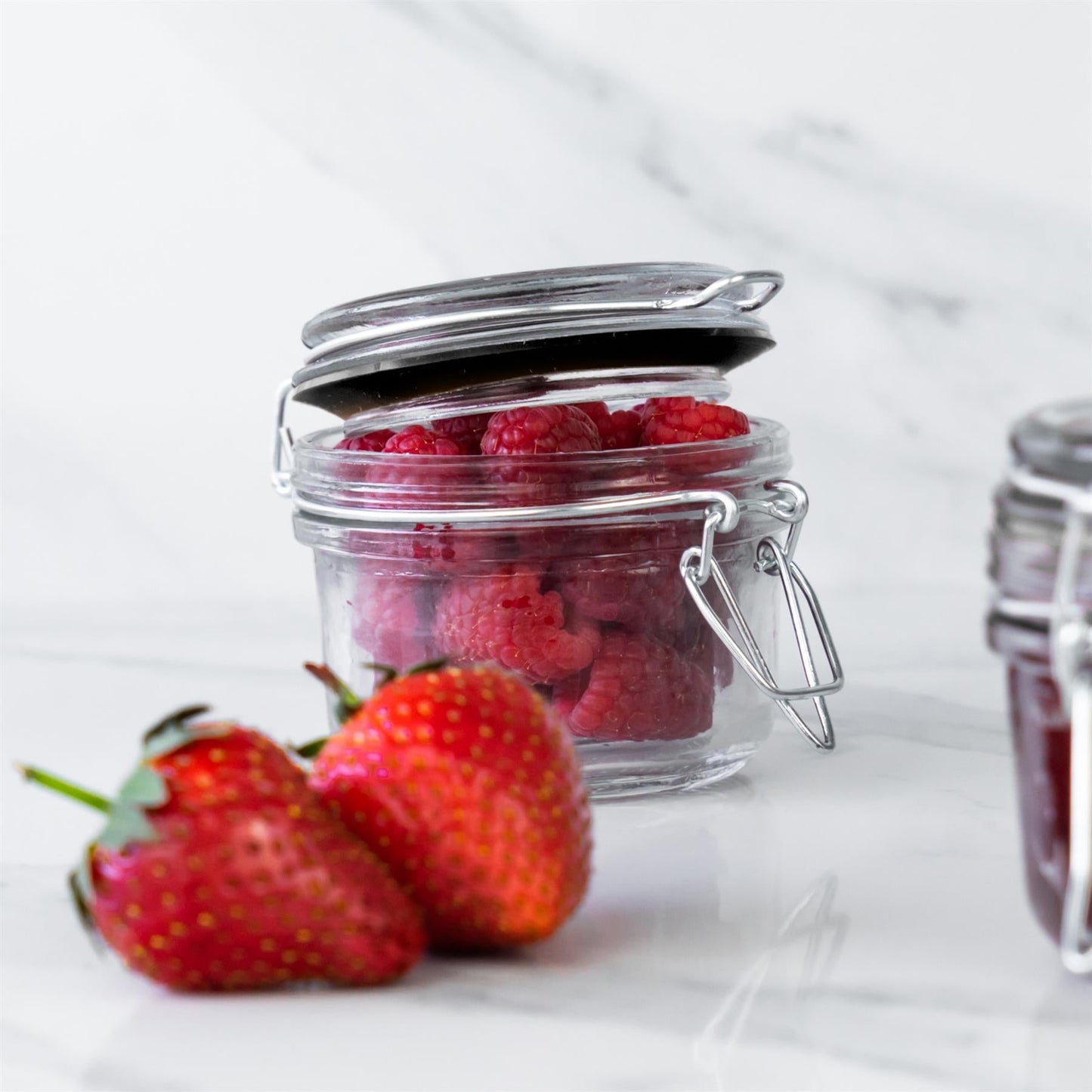 Small Glass Storage Jar Seals - Pack of Six