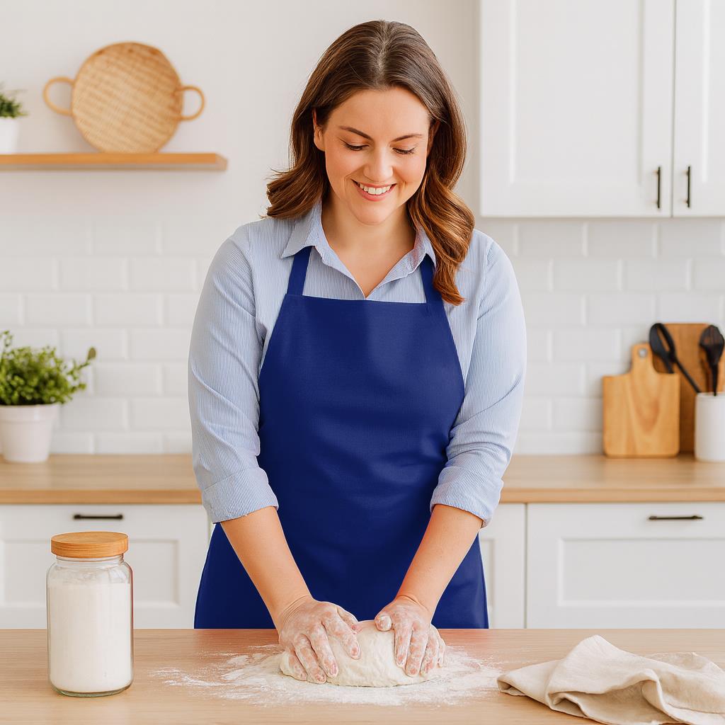 Cotton Kitchen Bib Apron - One Size