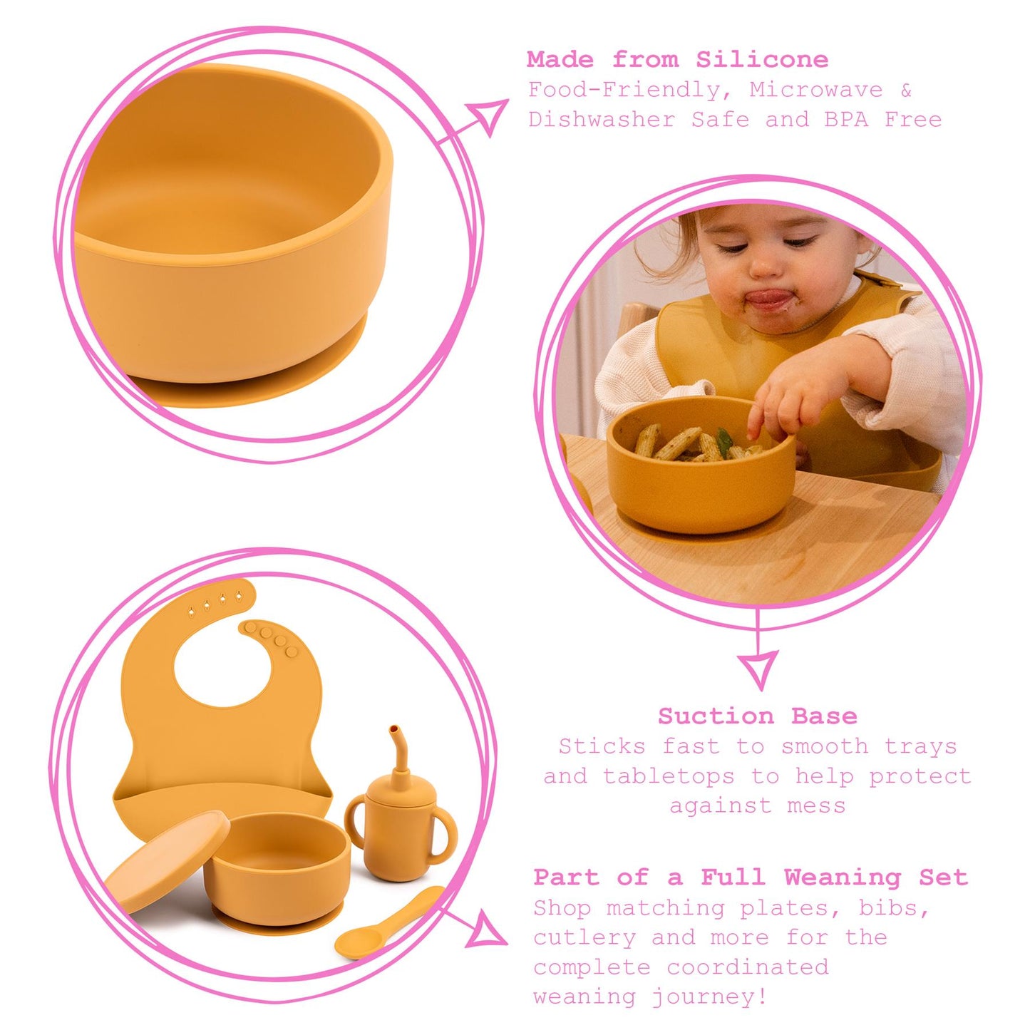 Baby Silicone Suction Bowl