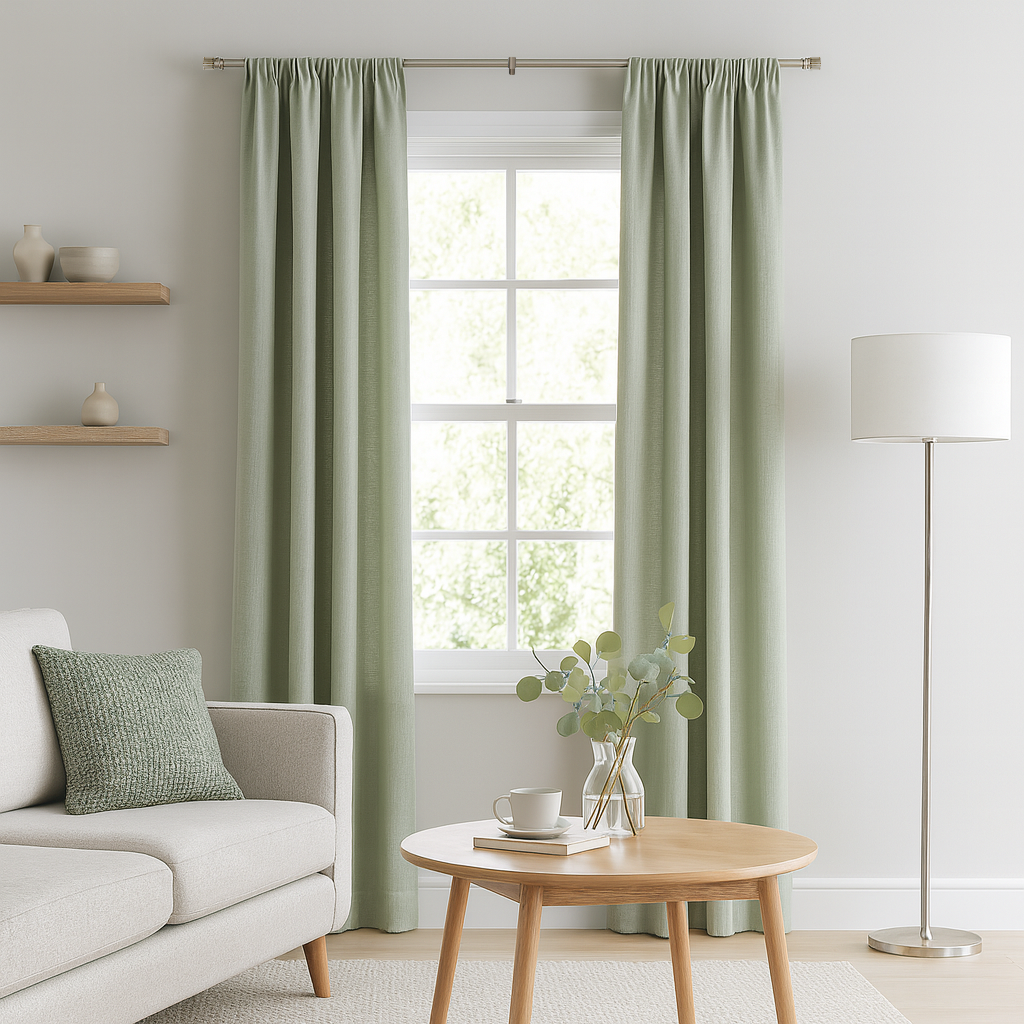 Extendable Metal Curtain Pole Kit - 77 to 150cm