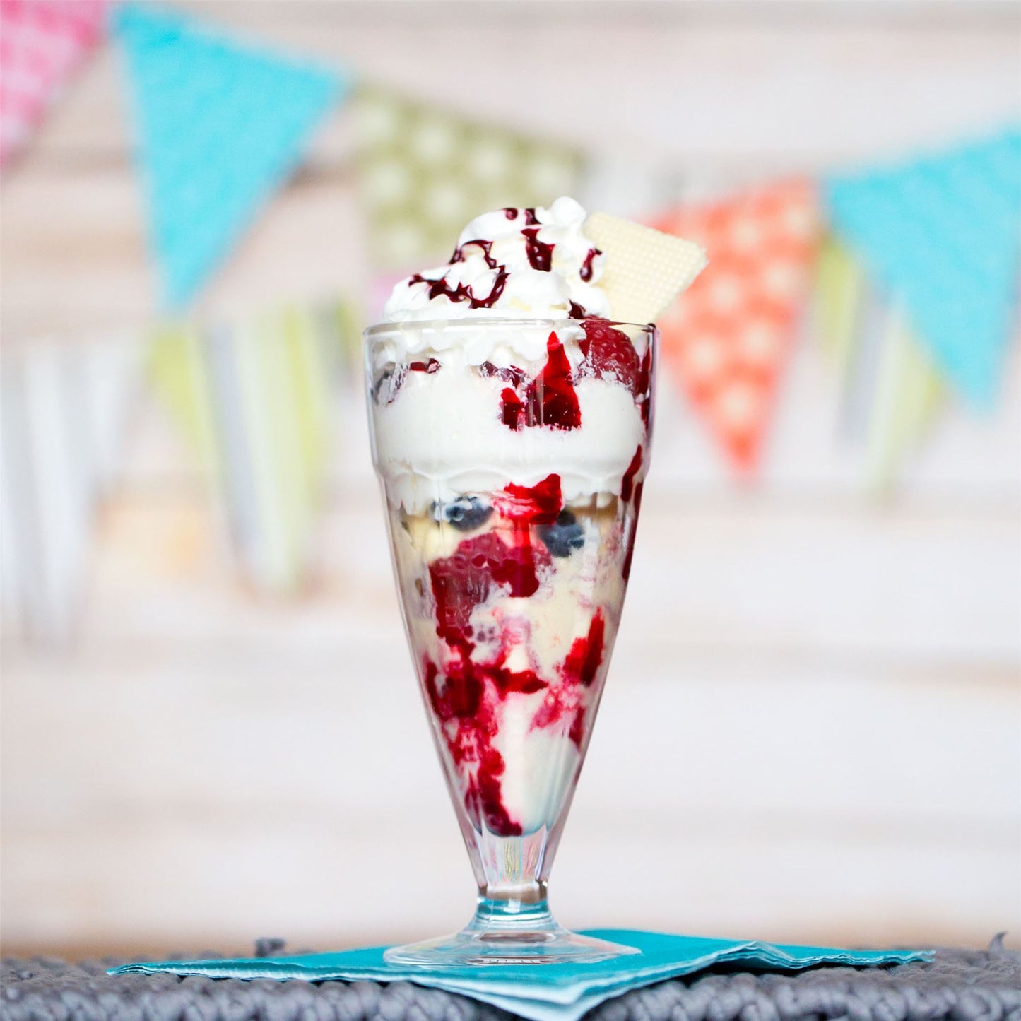 350ml Ice Cream Sundae Glasses - Pack of Four