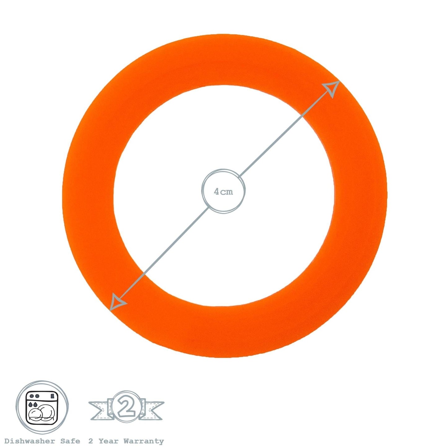 Small Glass Storage Jar Seals - Pack of Six