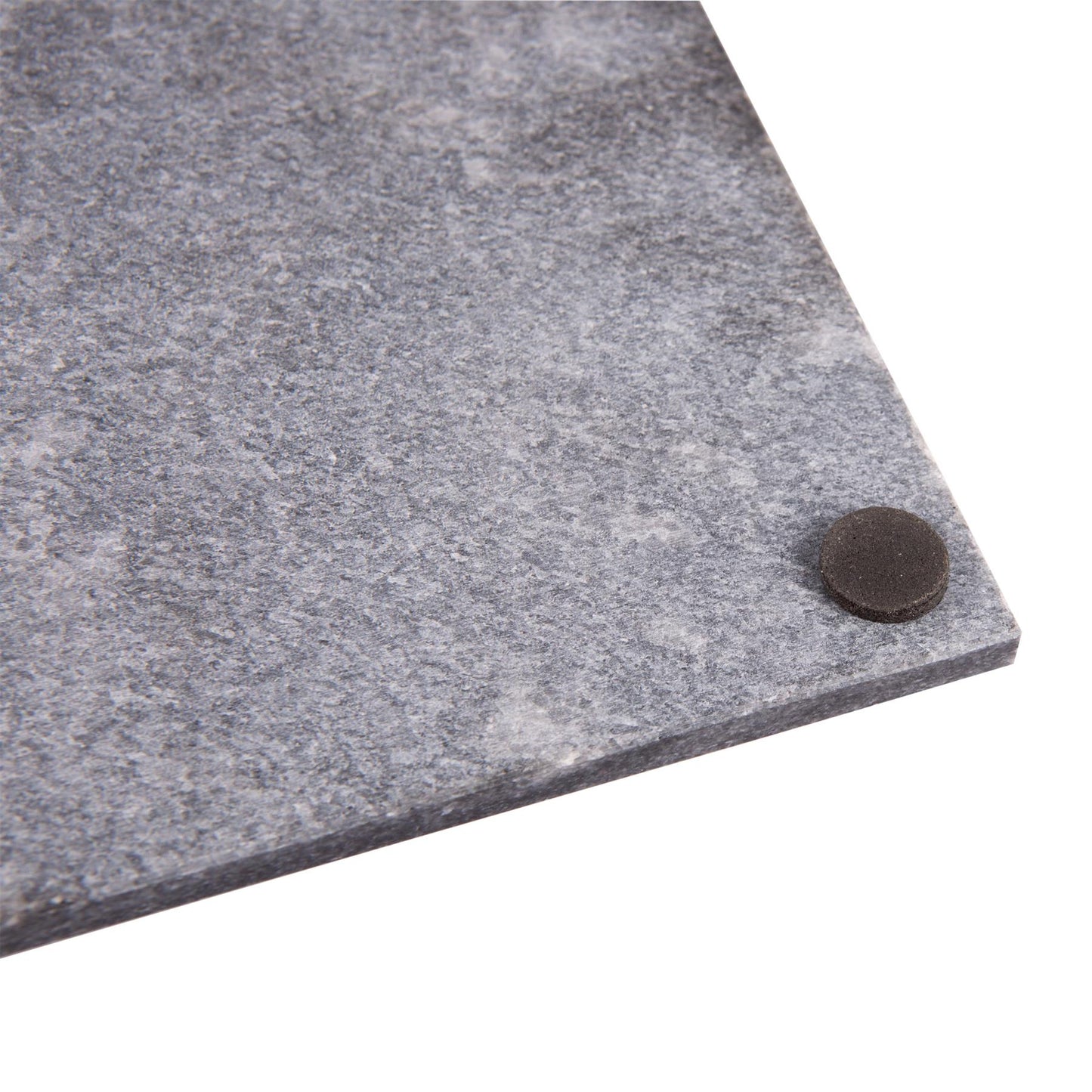 12pc Black Marble Placemats & Square Coasters Set