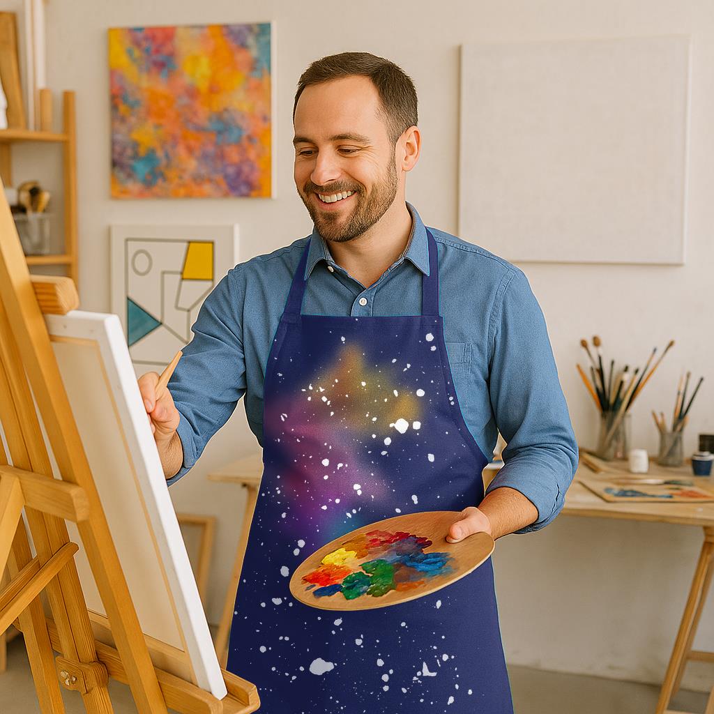 Cotton Kitchen Bib Apron - One Size