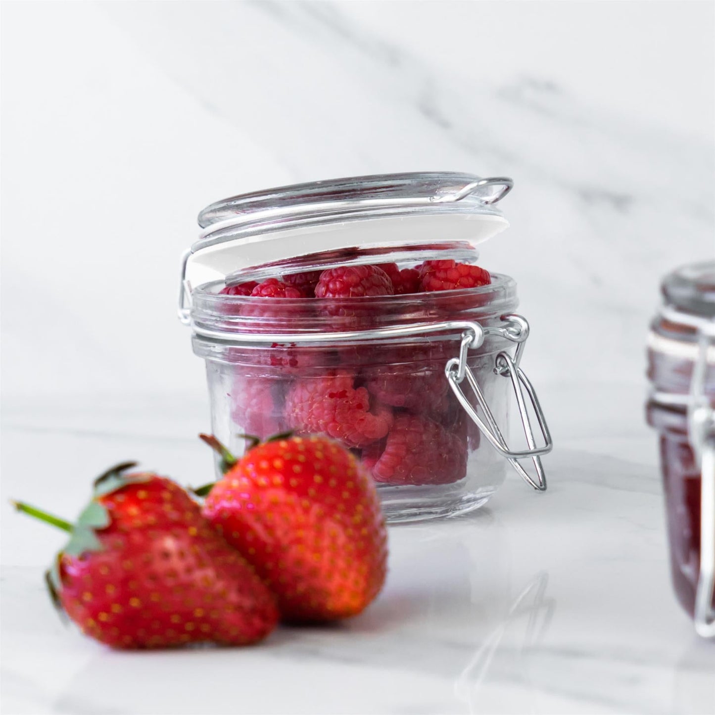 Small Glass Storage Jar Seals - Pack of Six