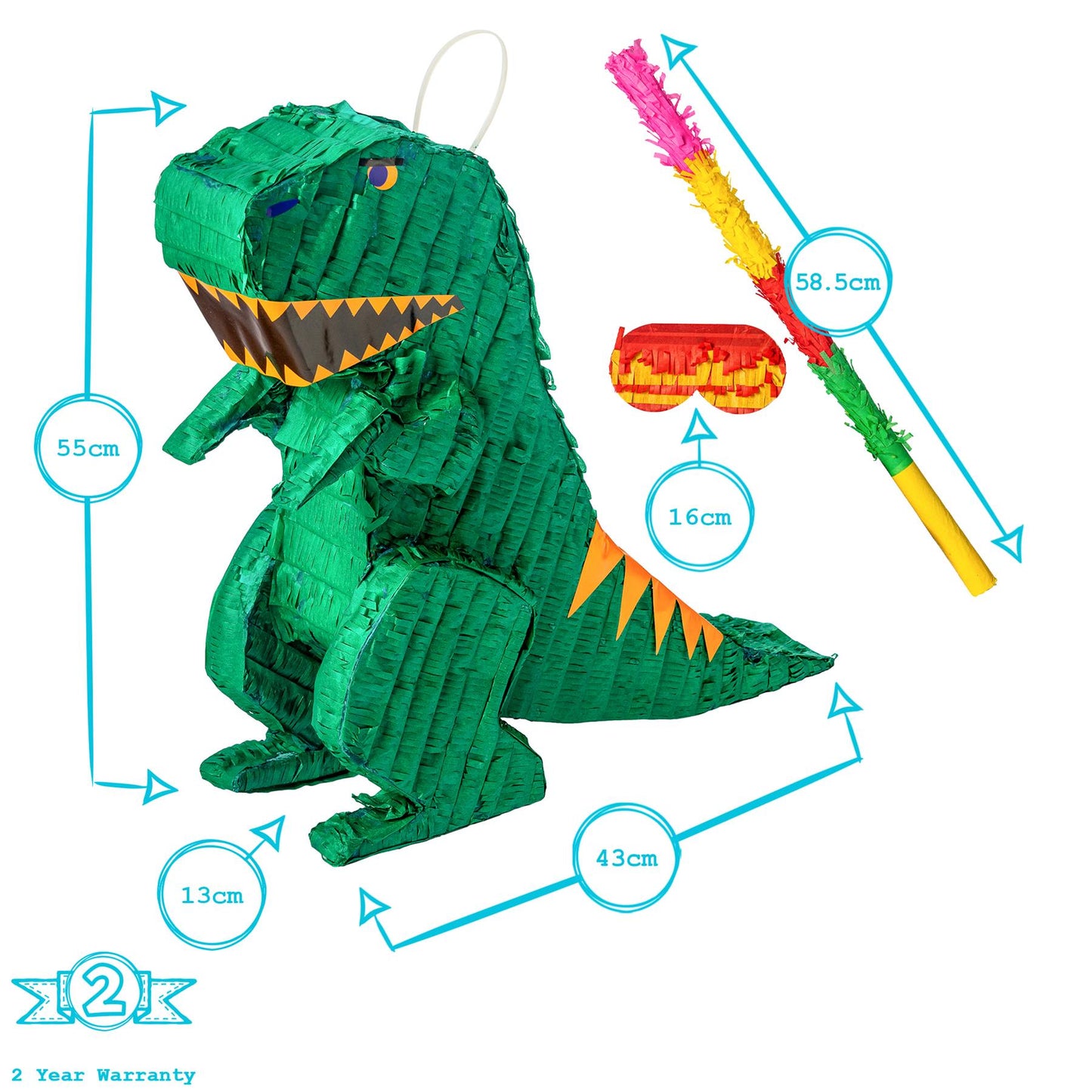 Jumbo Dinosaur Pinata Party Set