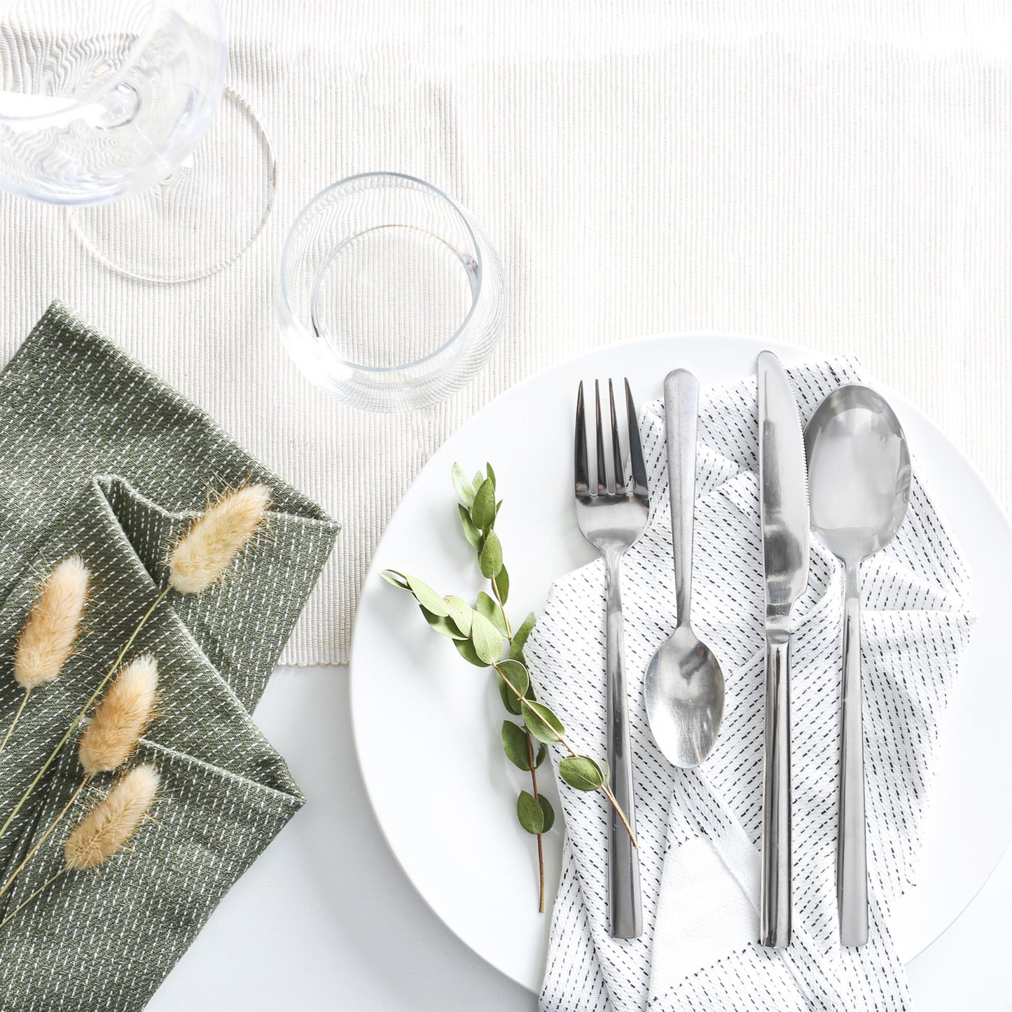 24pc Stainless Steel Cutlery Set - Pack of 6