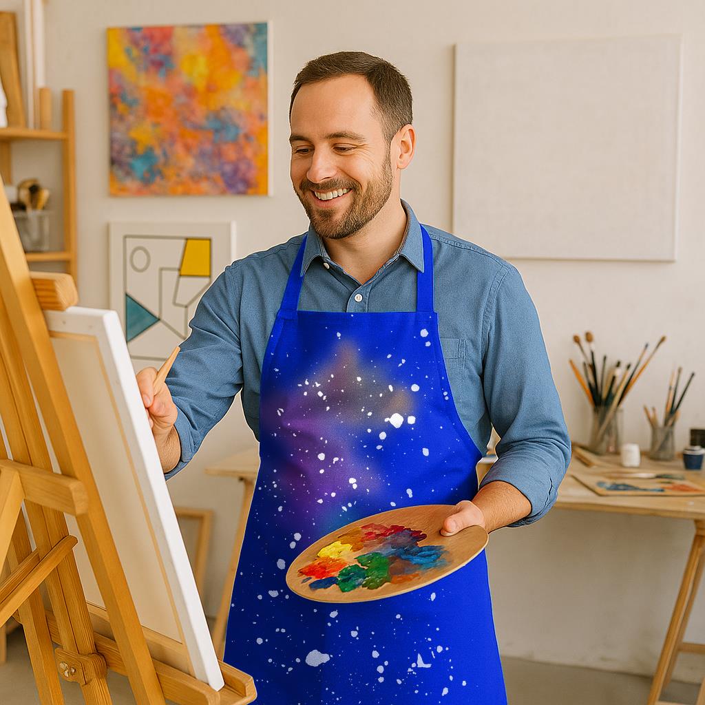 Cotton Kitchen Bib Apron - One Size