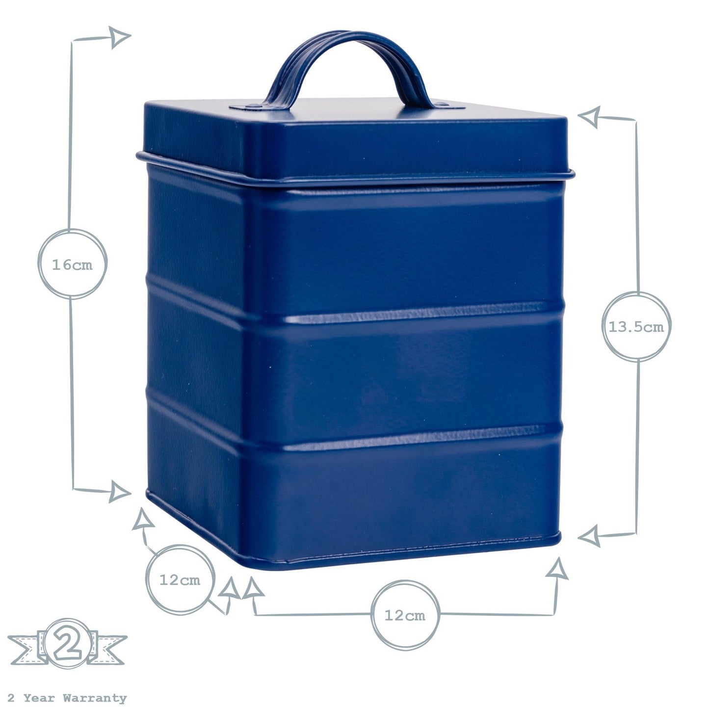 Vintage Metal Tea Canister