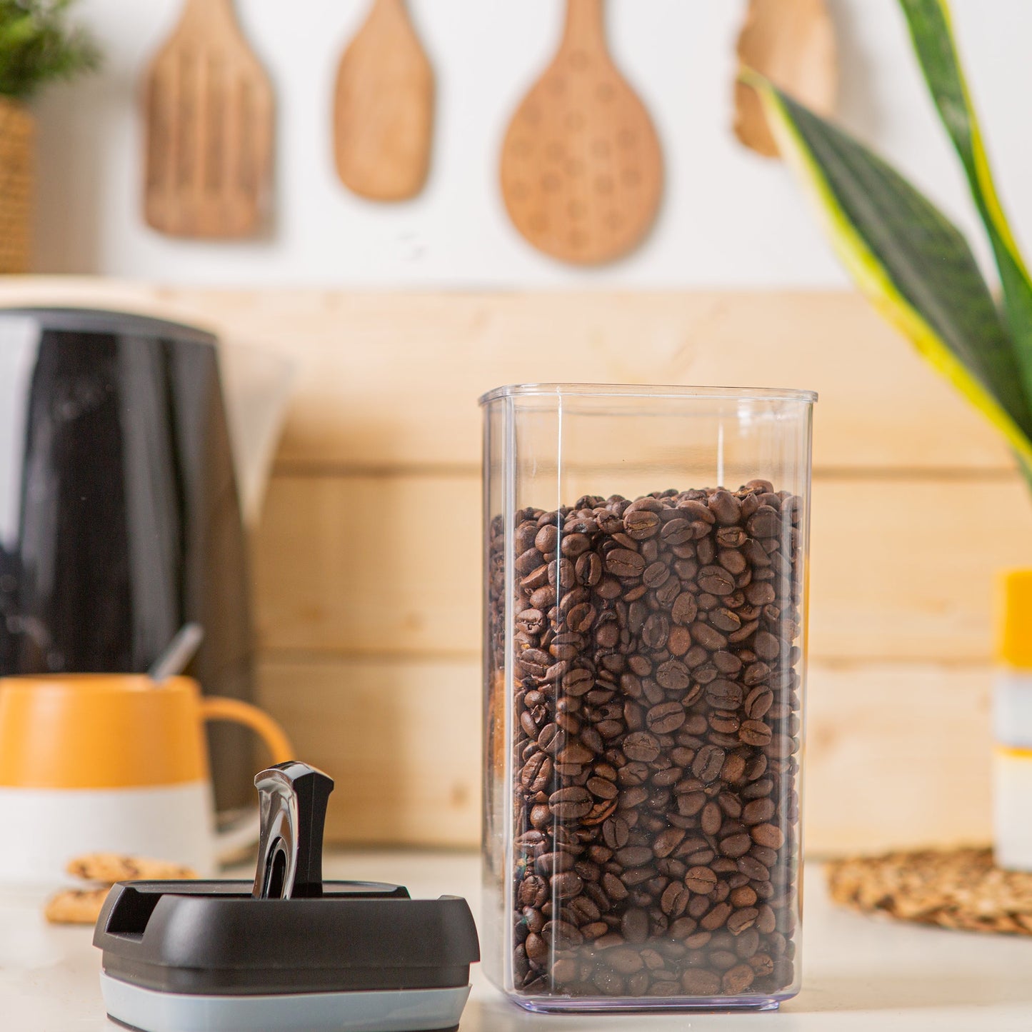 1.2L Airtight Flip Lock Plastic Food Storage Container