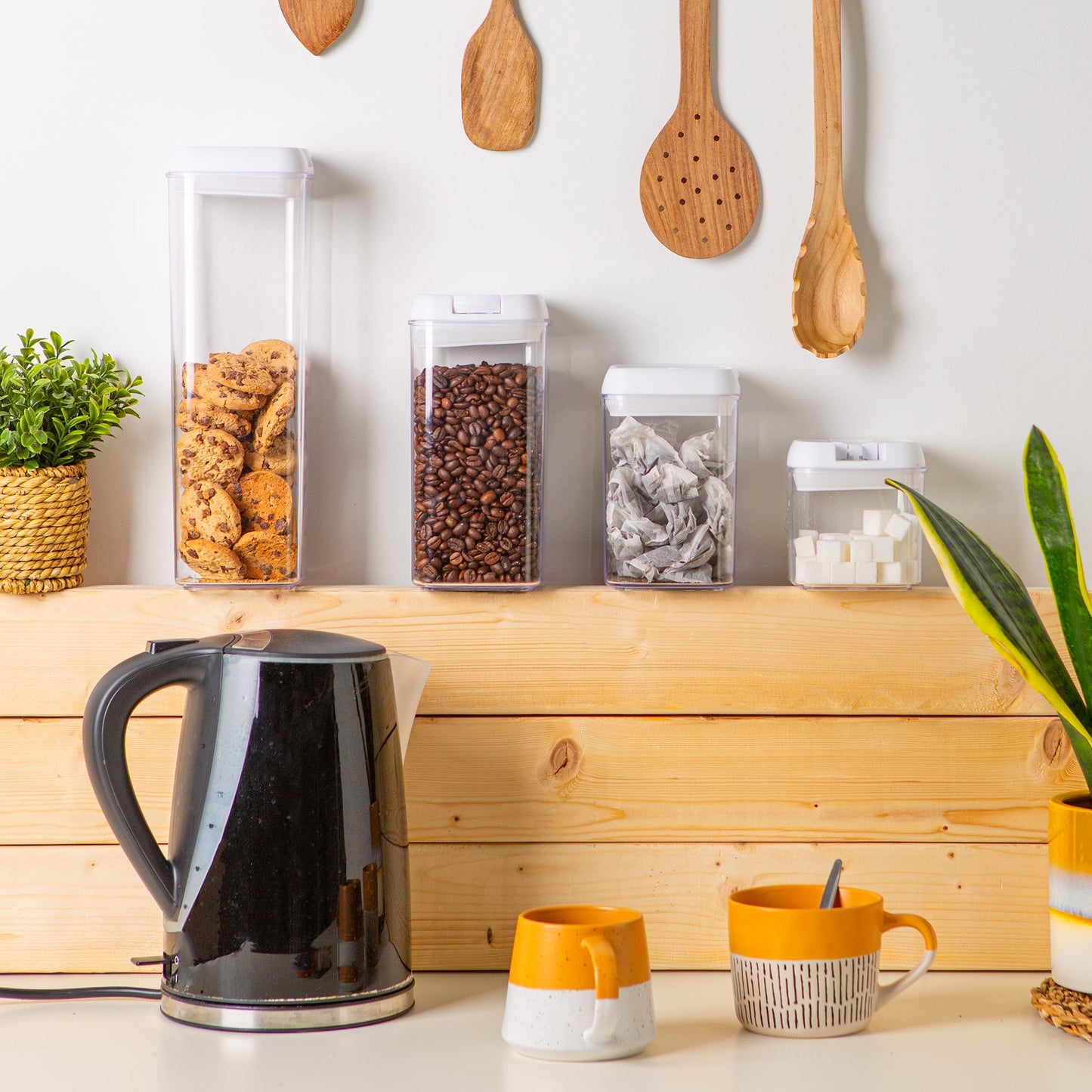 1.2L Airtight Flip Lock Plastic Food Storage Container