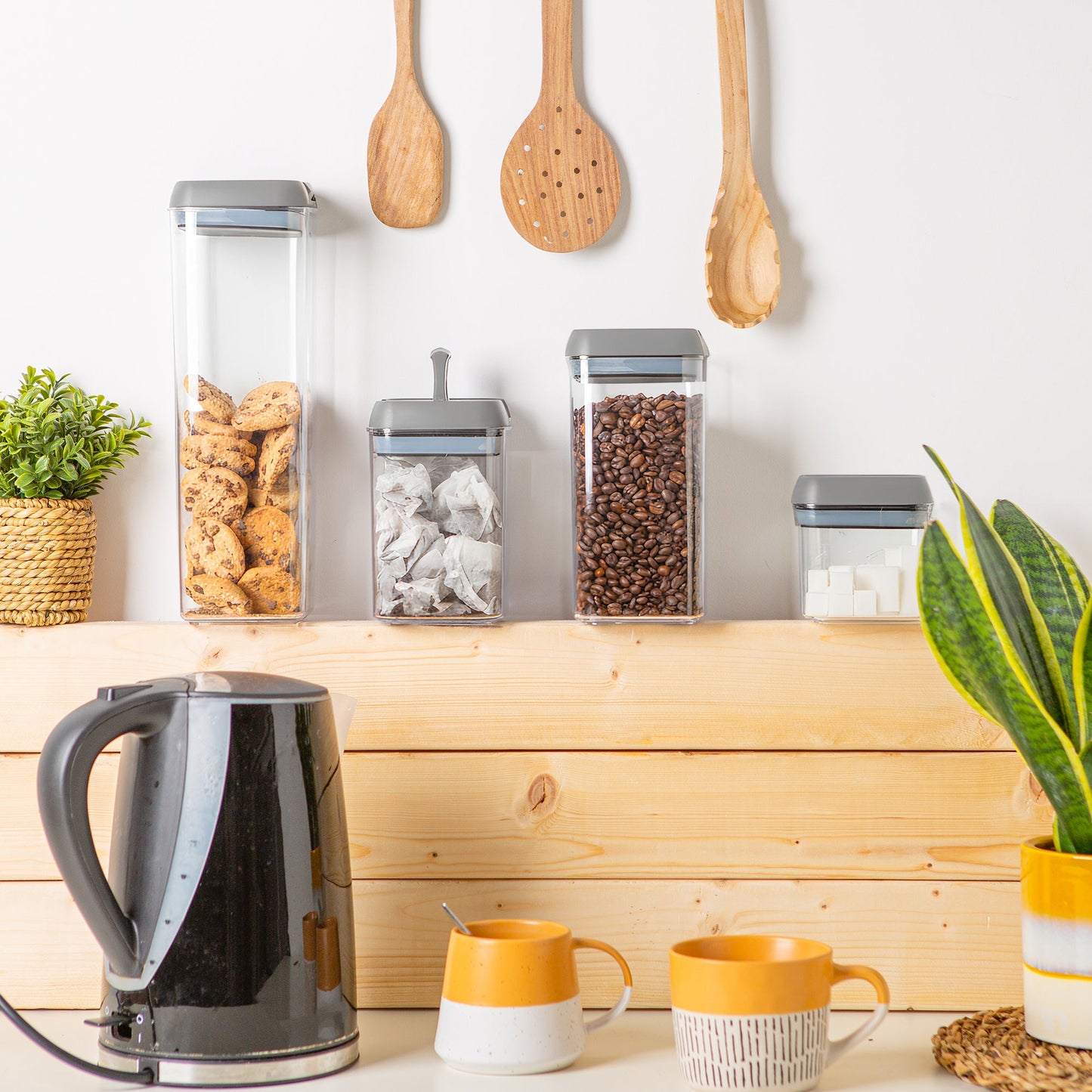 1.2L Airtight Flip Lock Plastic Food Storage Container