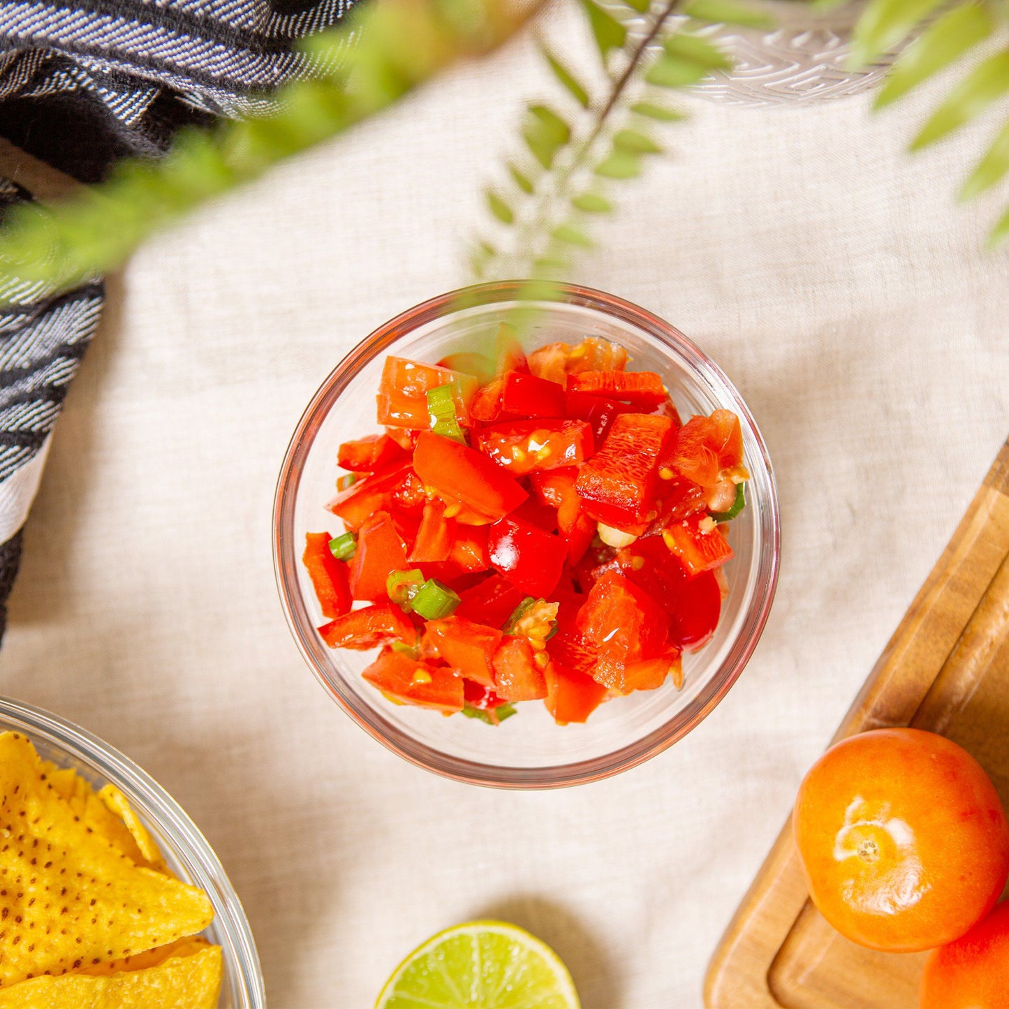 12cm Clear Lys Glass Nesting Mixing Bowl