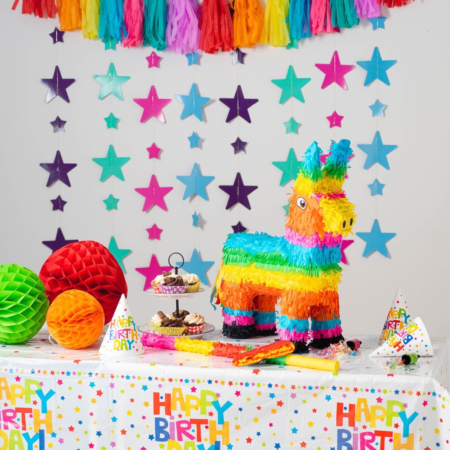 Large Donkey Pinata Party Set