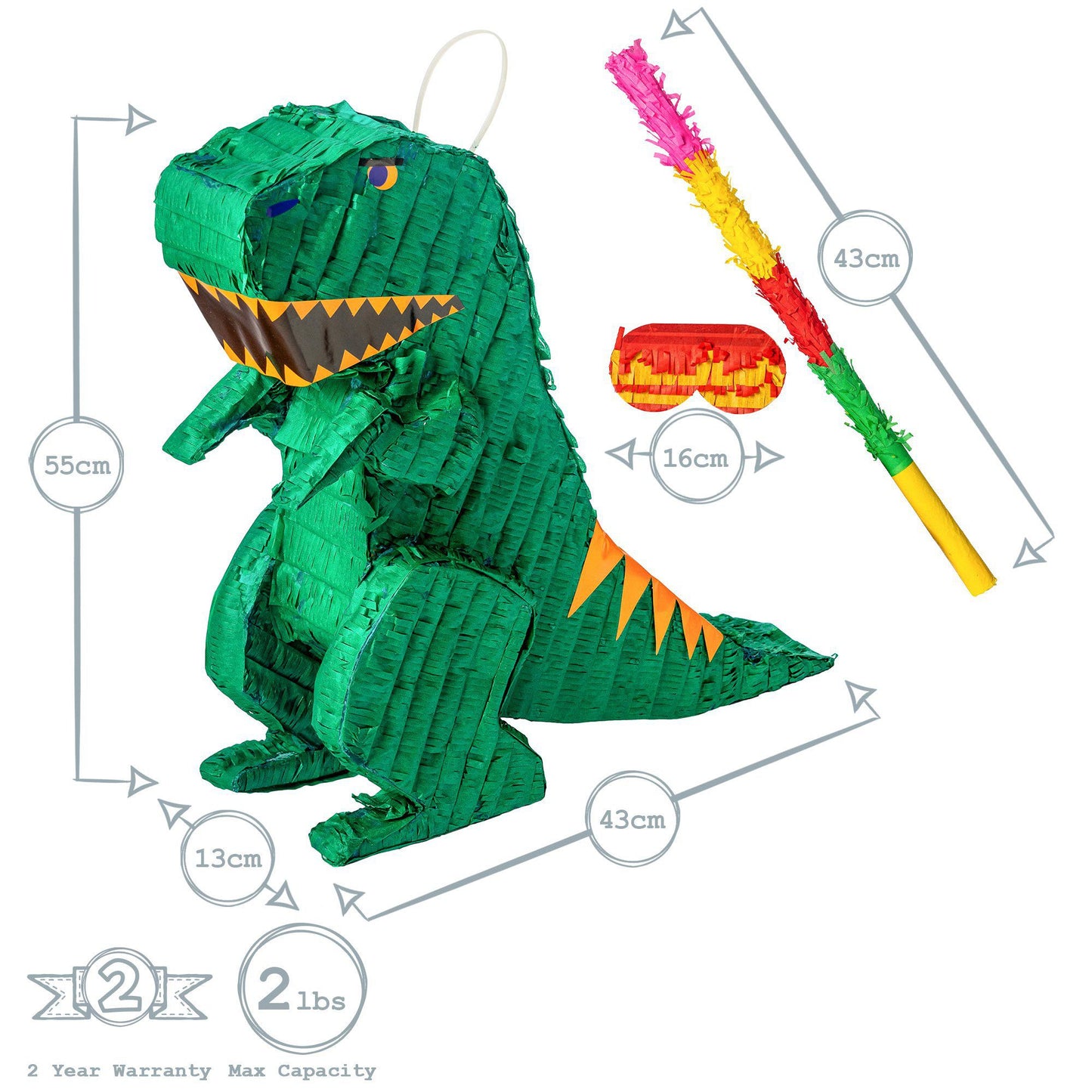 Jumbo Dinosaur Pinata Party Set