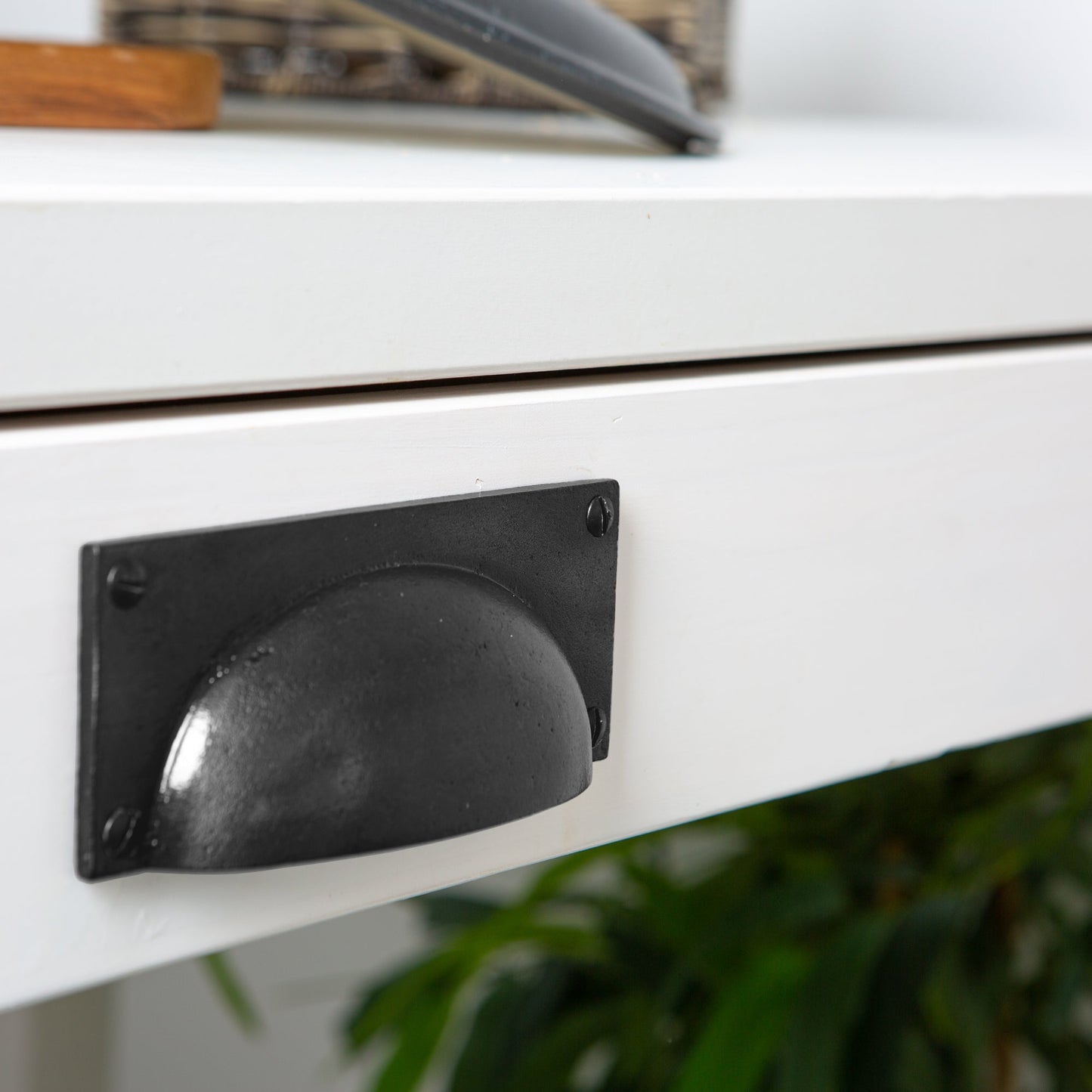 130mm x 50mm Rectangular Cabinet Cup Handle