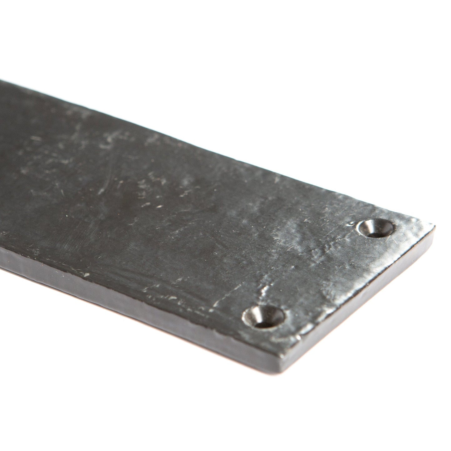 65mm x 295mm Black Rustic Door Push Plate