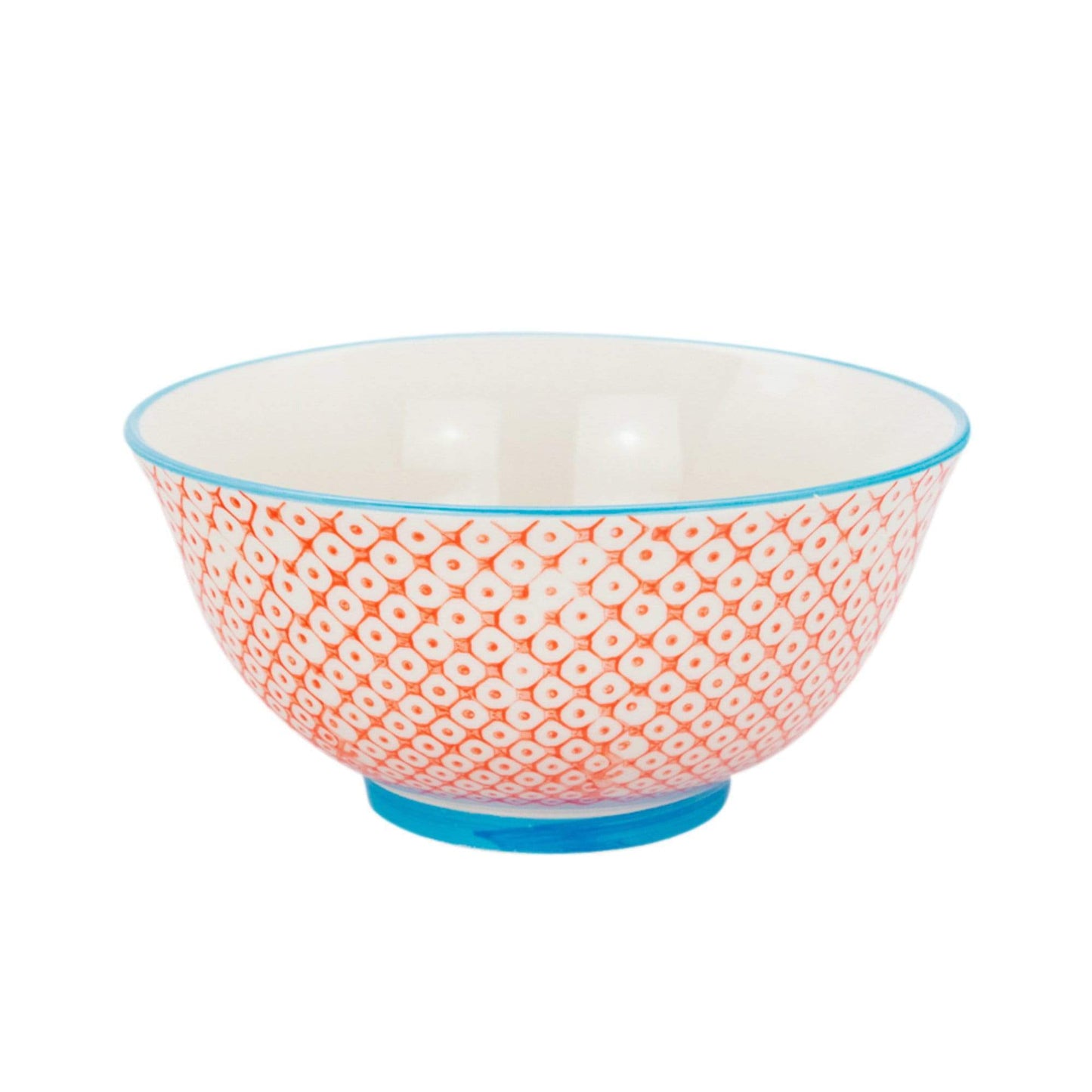 16cm Hand Printed Stoneware Cereal Bowl