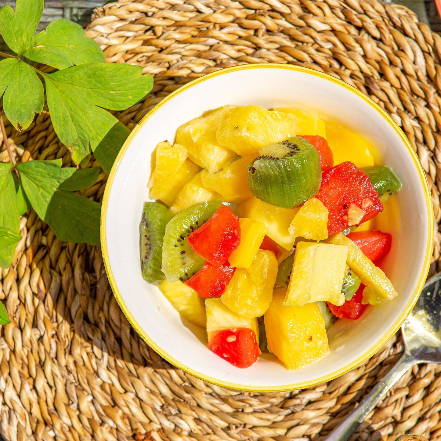 16cm Hand Printed Stoneware Cereal Bowl