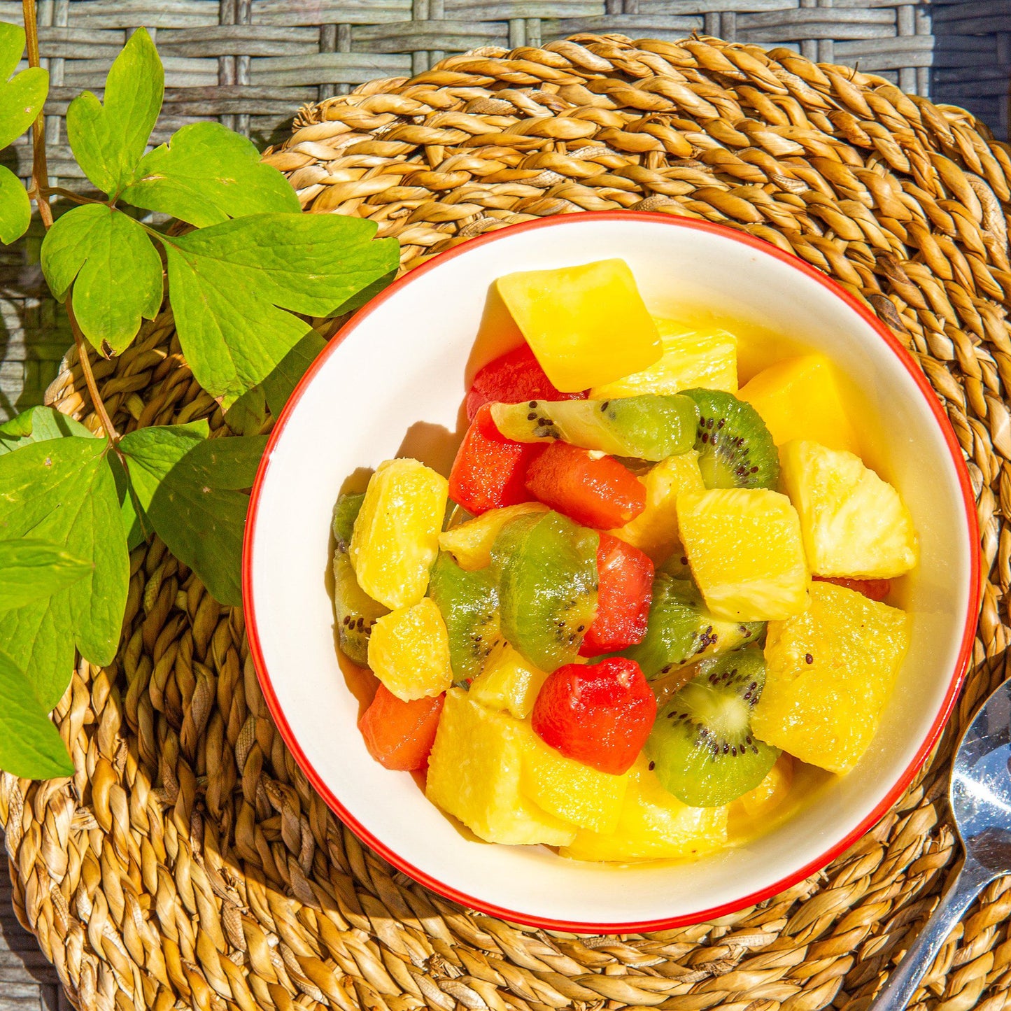16cm Hand Printed Stoneware Cereal Bowl