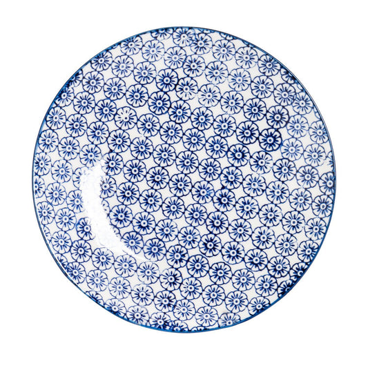 18cm Hand Printed Stoneware Side Plate