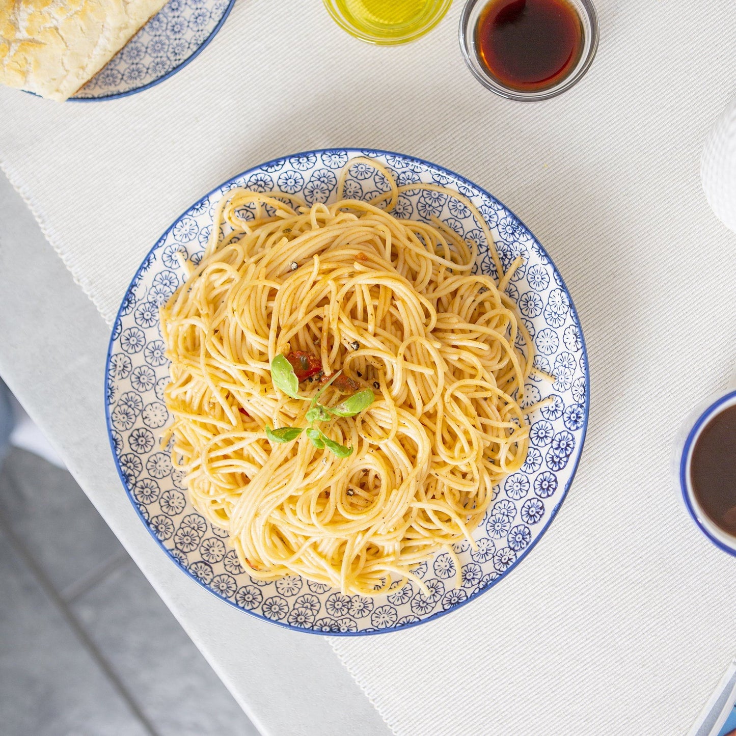 25.5cm Hand Printed Stoneware Dinner Plate