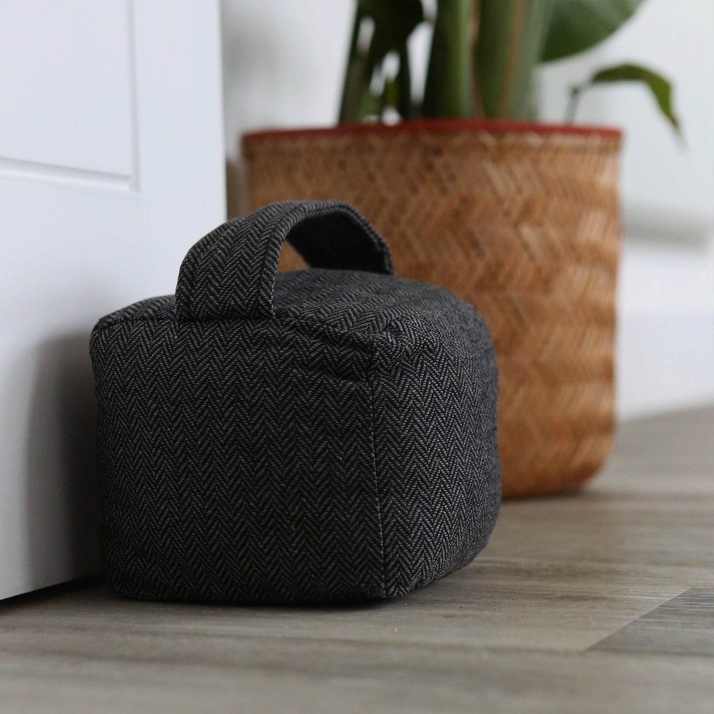 Classic Herringbone Door Stop