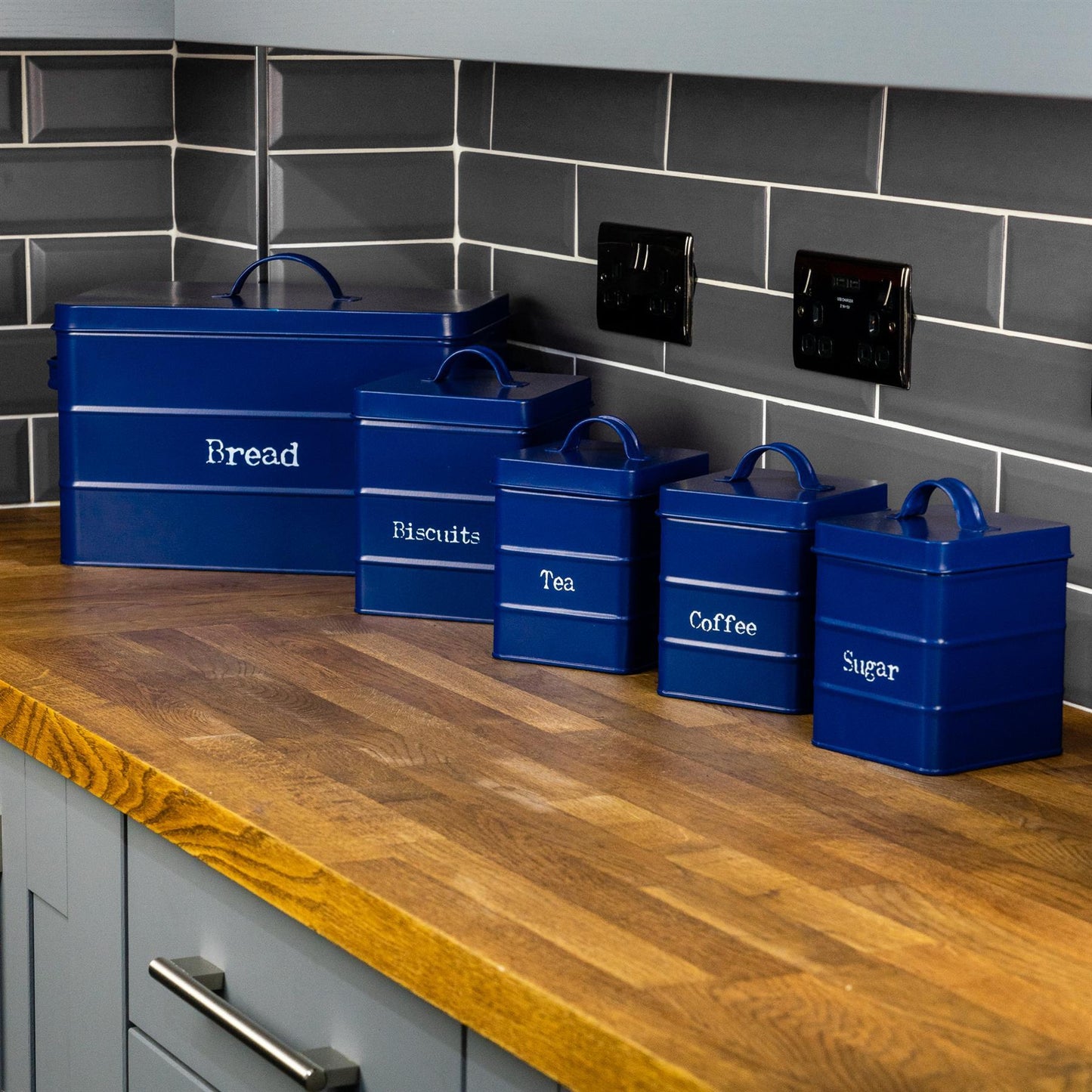 Vintage Metal Coffee Canister