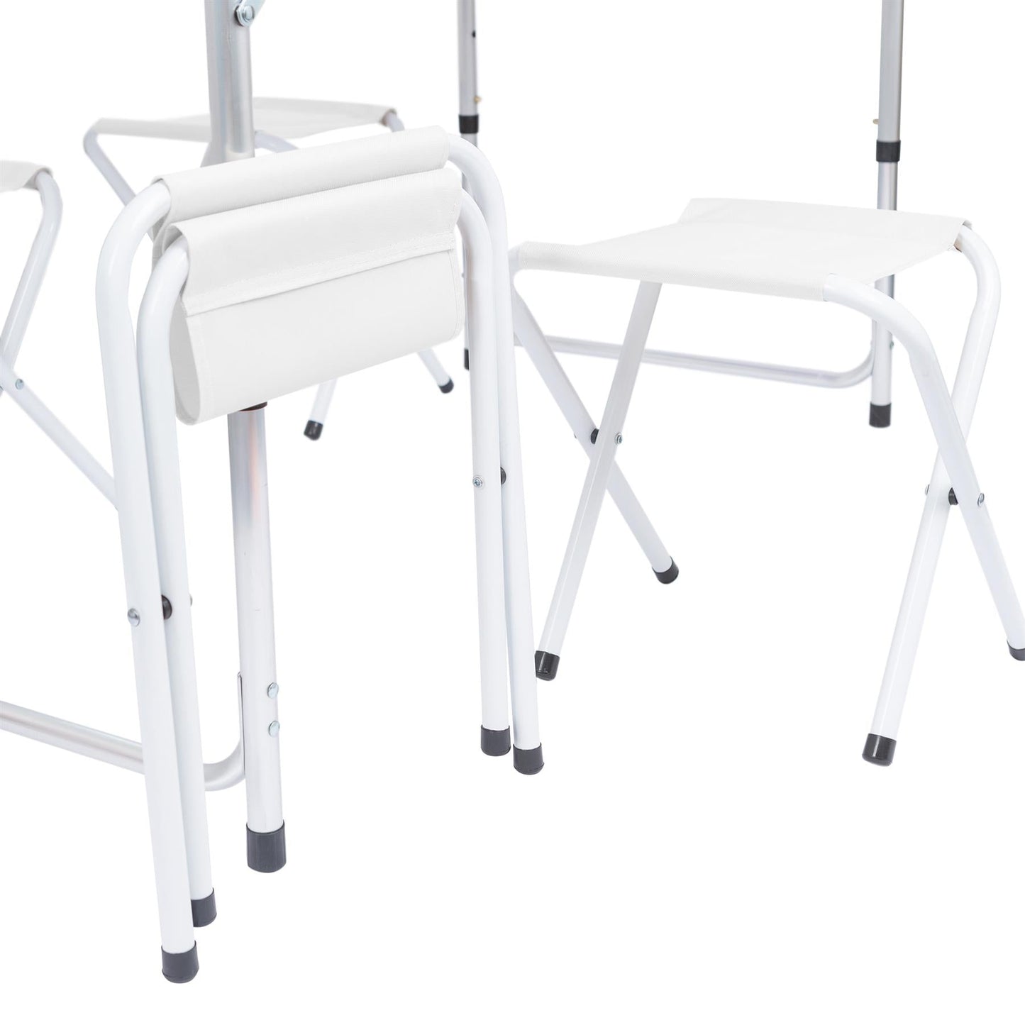 5 Piece Height Adjustable Folding Picnic Table & Chairs Set