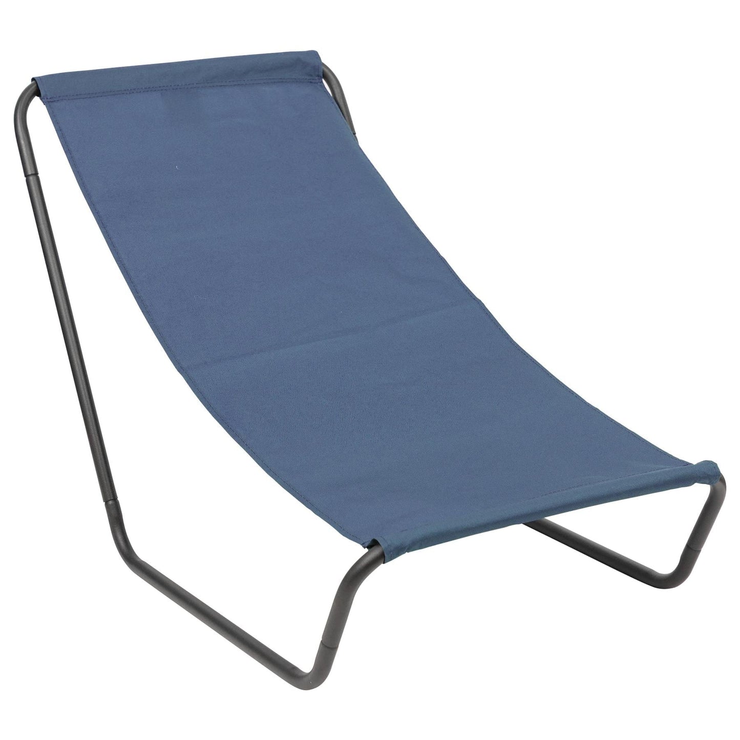 Navy Folding Beach Lounger