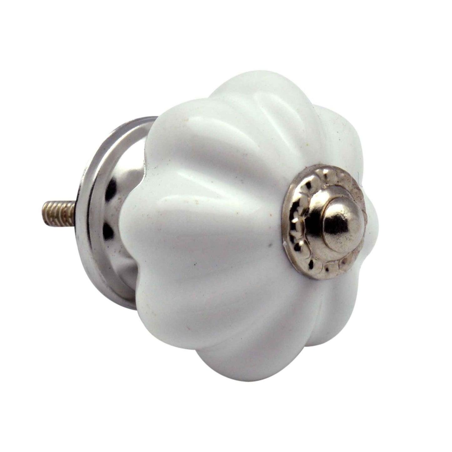 Floral Ceramic Cabinet Knob