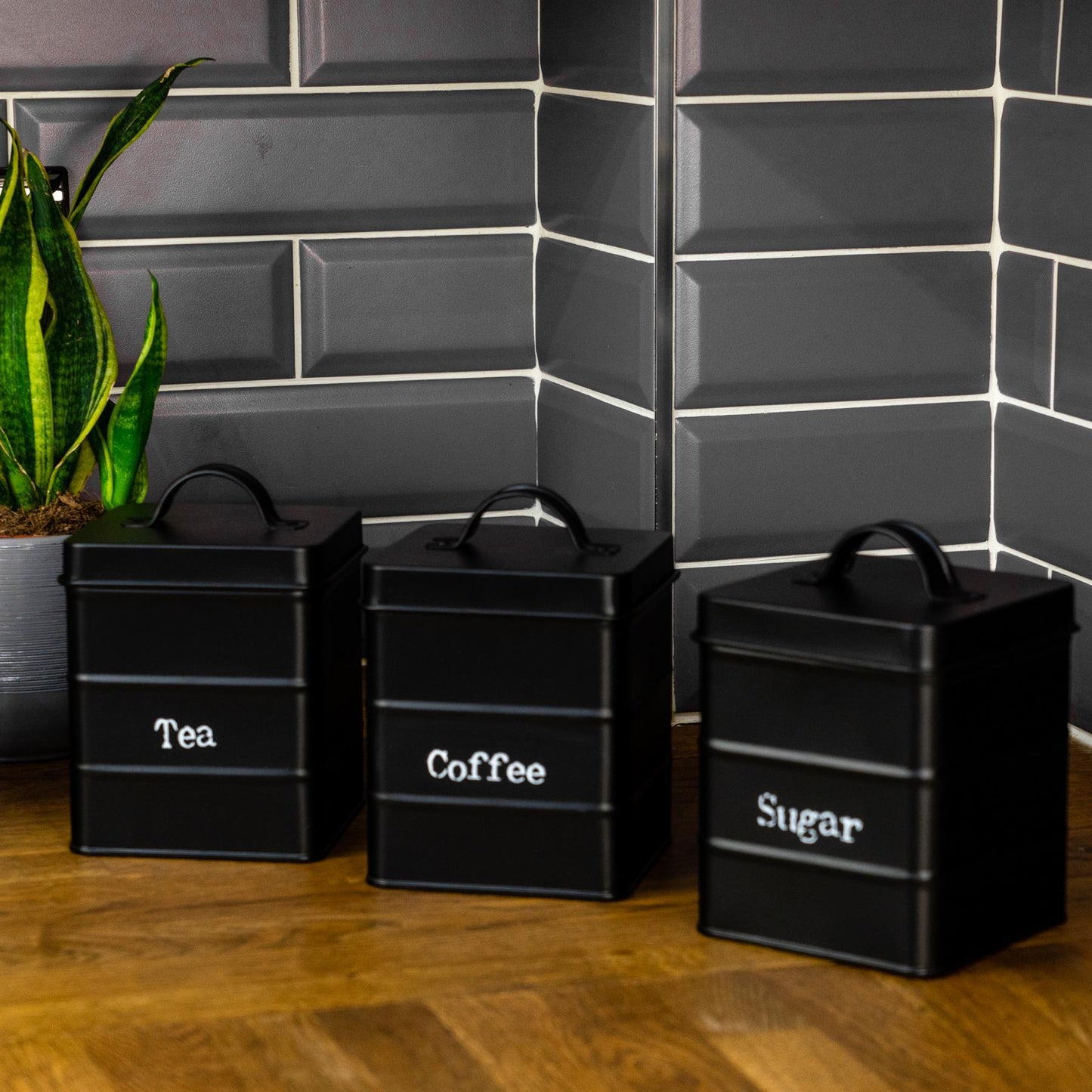 Vintage Metal Coffee Canister