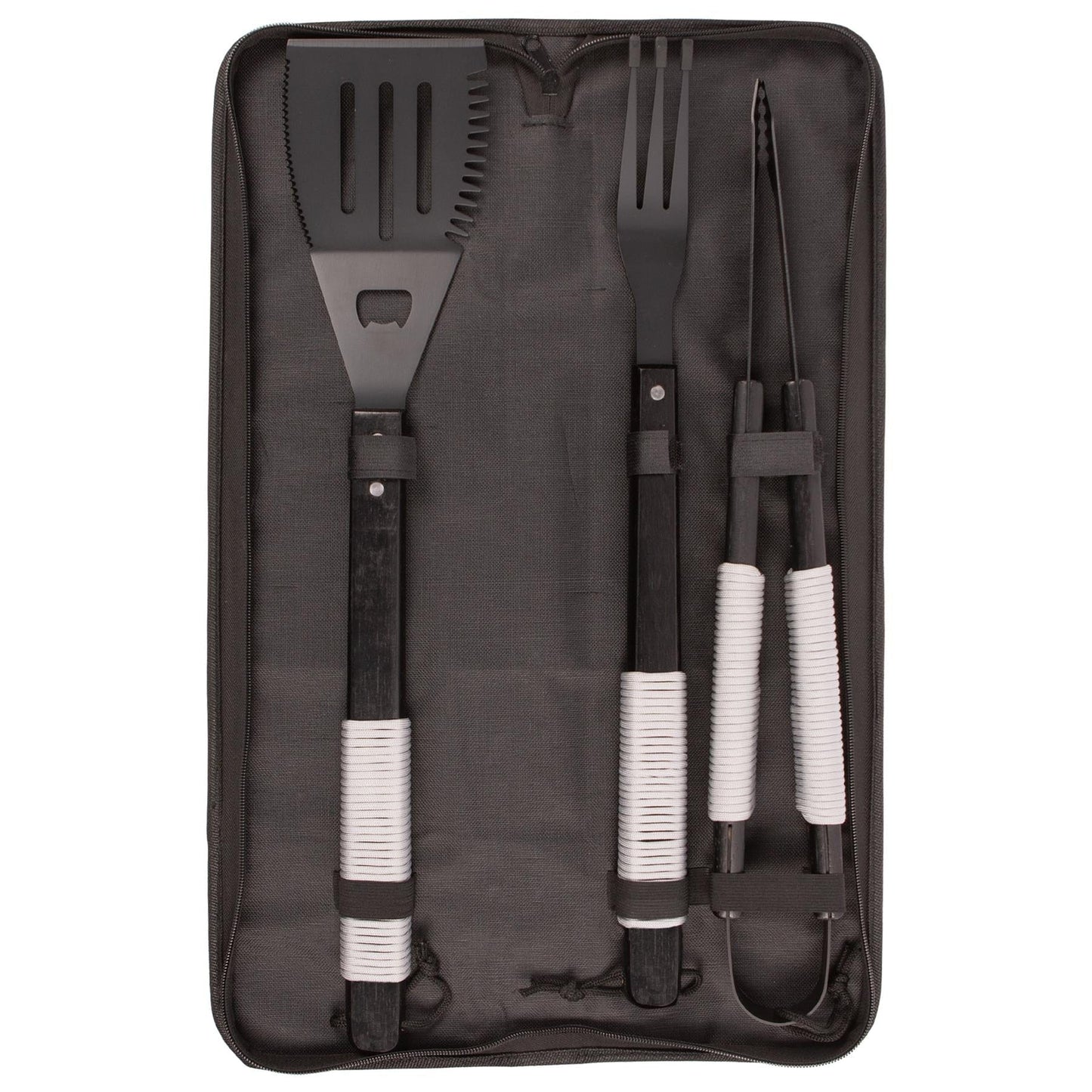3pc Wooden BBQ Tool Set