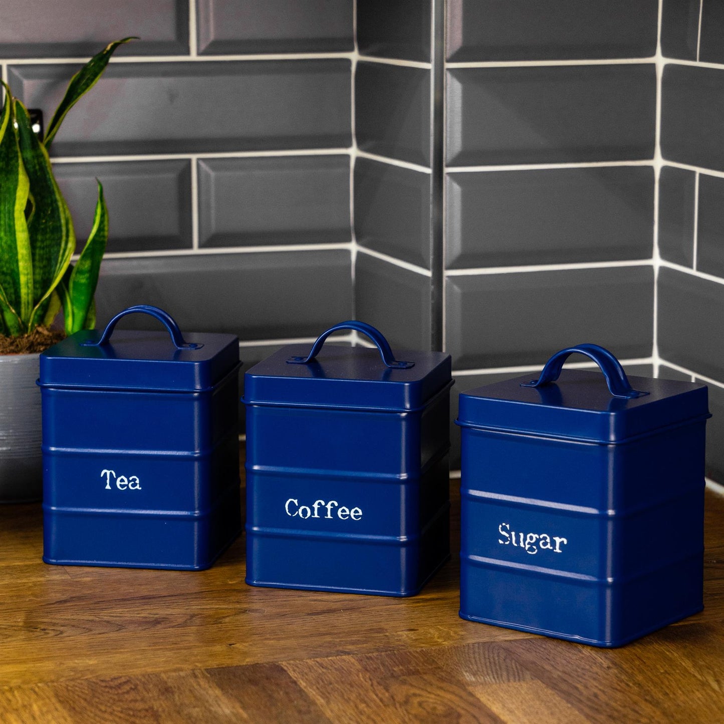 Vintage Metal Sugar Canister