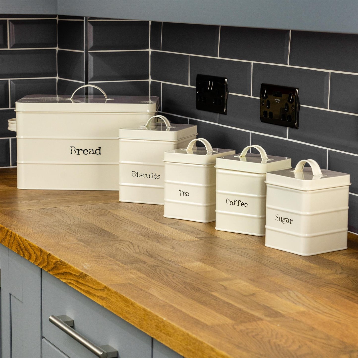 Vintage Metal Coffee Canister