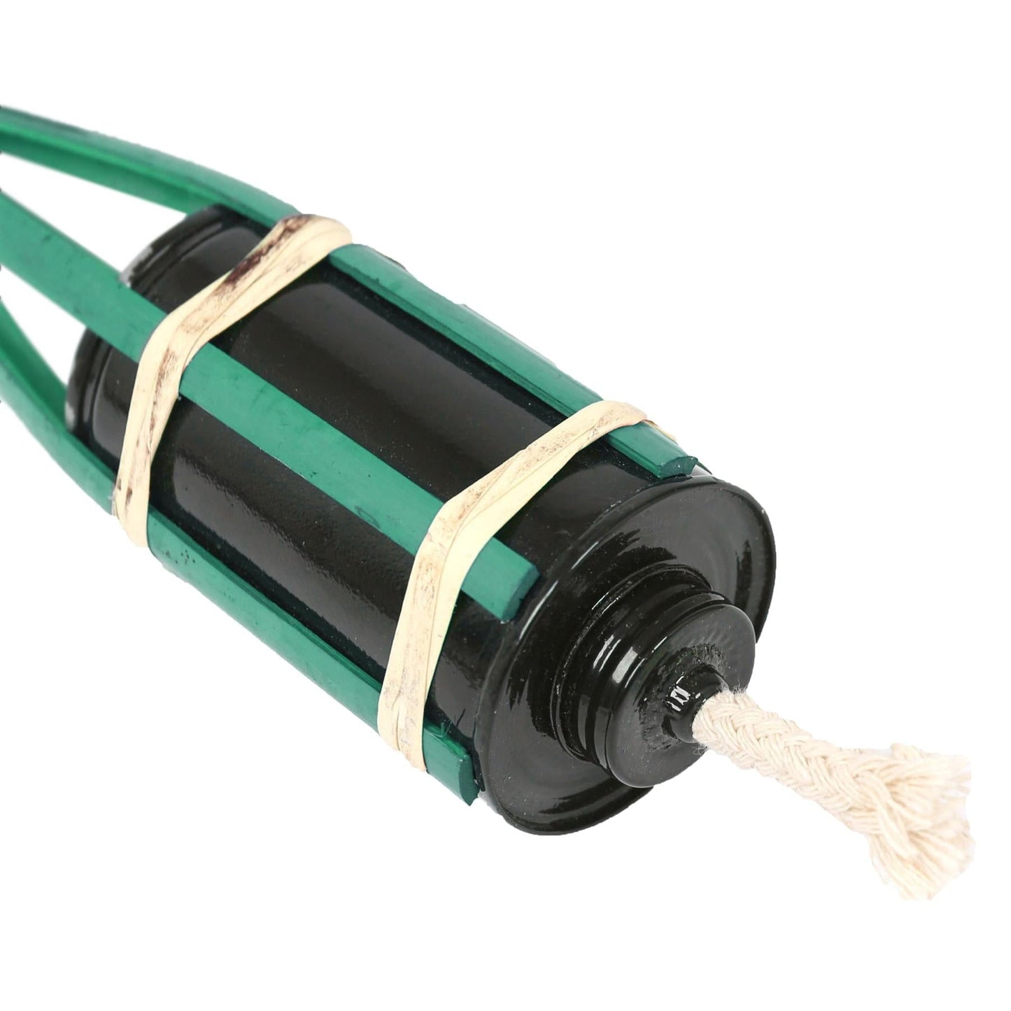 Green Bamboo 60cm Garden Fire Torches - Pack of Six