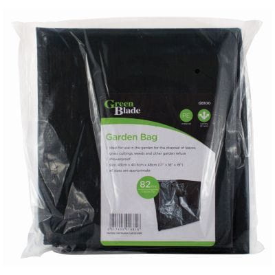Black 82L Garden Waste Bag